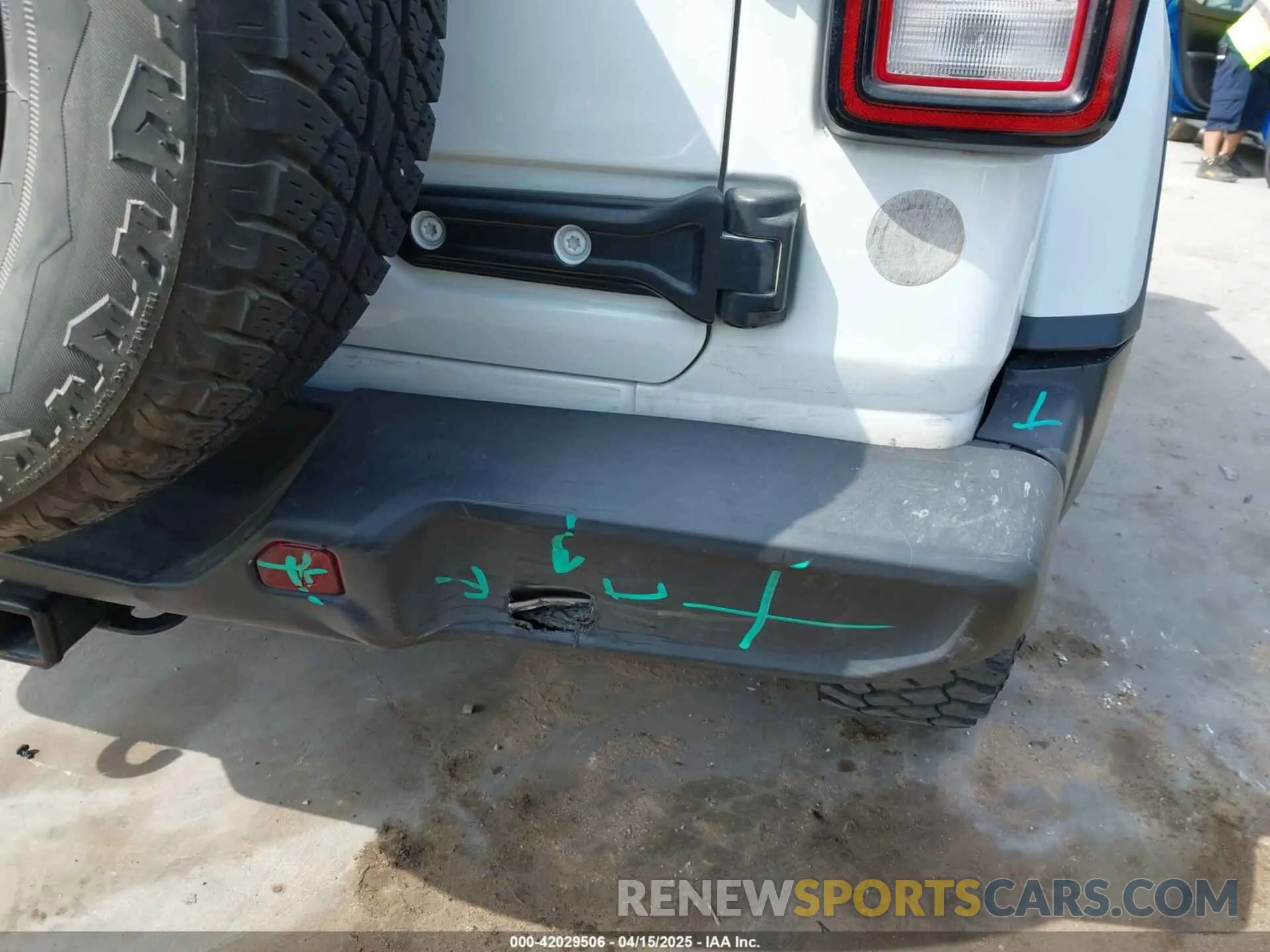 6 Photograph of a damaged car 1C4HJXENXLW148851 JEEP WRANGLER UNLIMITED 2020