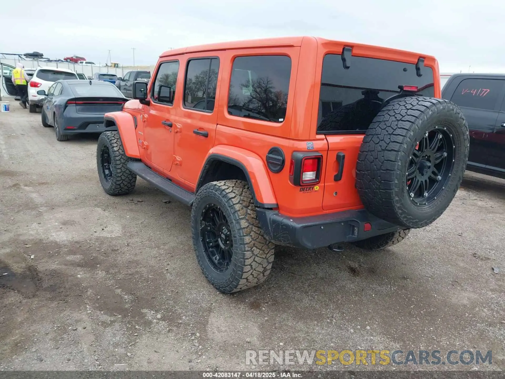 3 Photograph of a damaged car 1C4HJXENXLW231194 JEEP WRANGLER UNLIMITED 2020