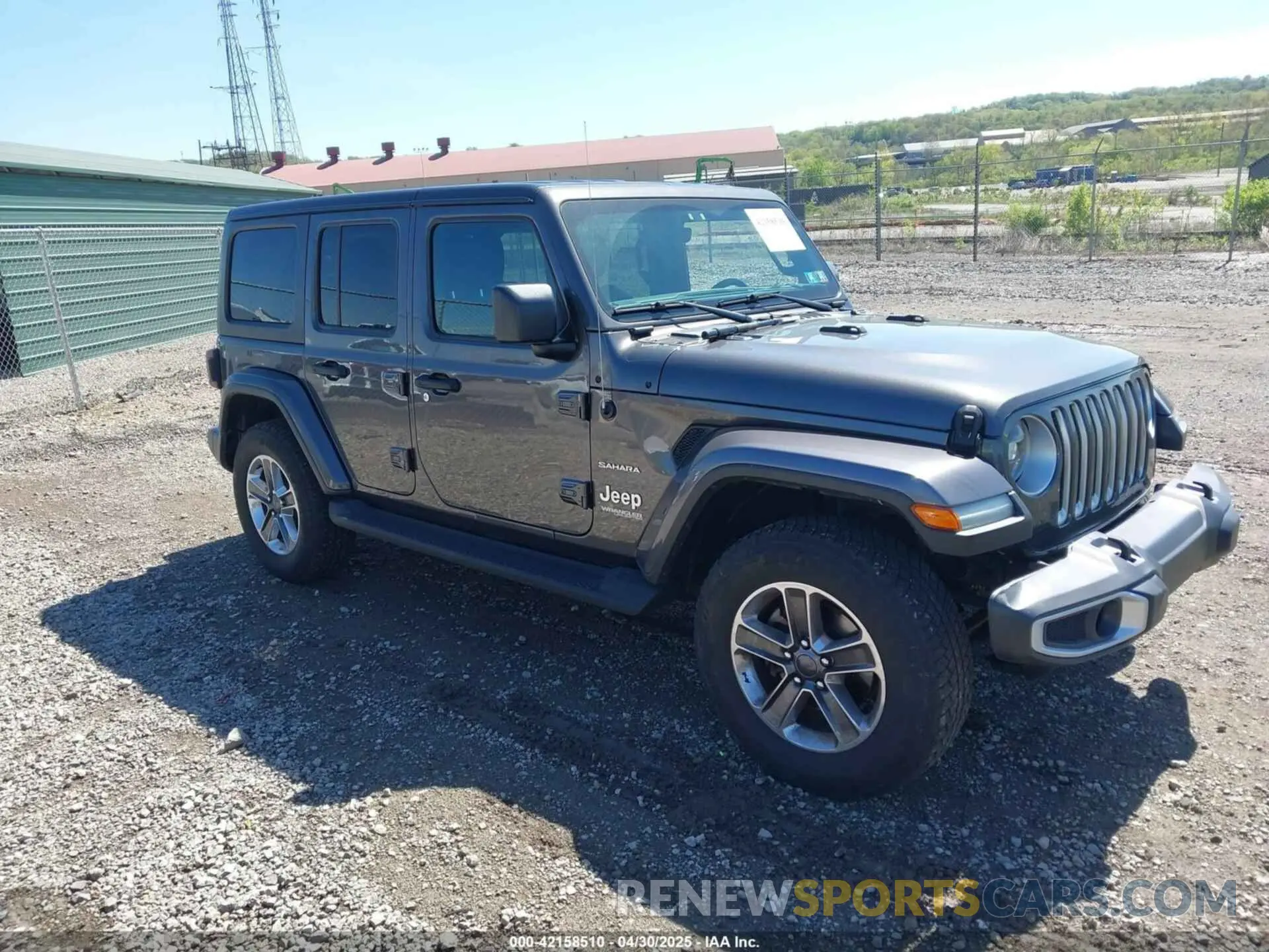 1 Photograph of a damaged car 1C4HJXENXLW263966 JEEP WRANGLER UNLIMITED 2020