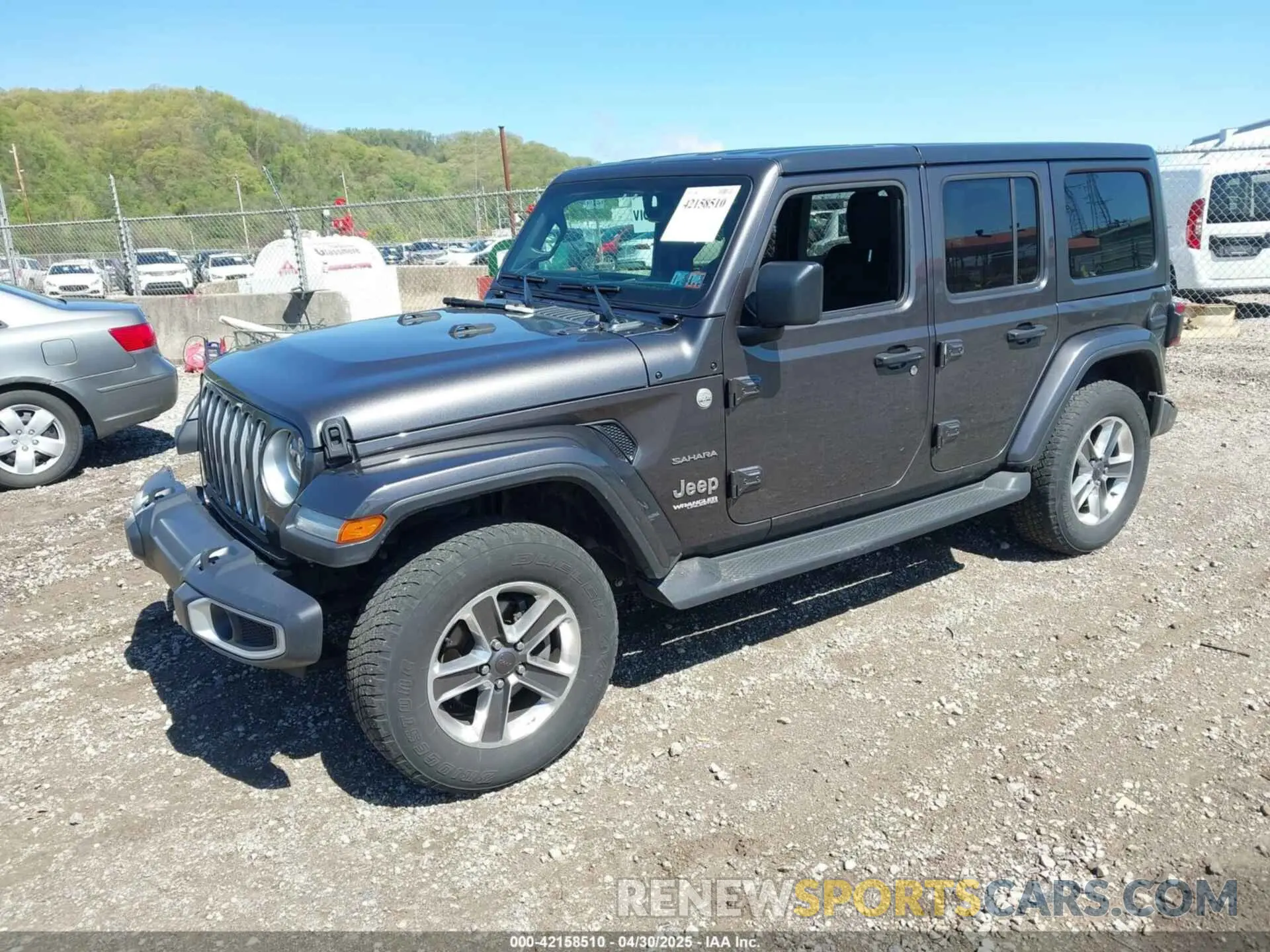 2 Photograph of a damaged car 1C4HJXENXLW263966 JEEP WRANGLER UNLIMITED 2020