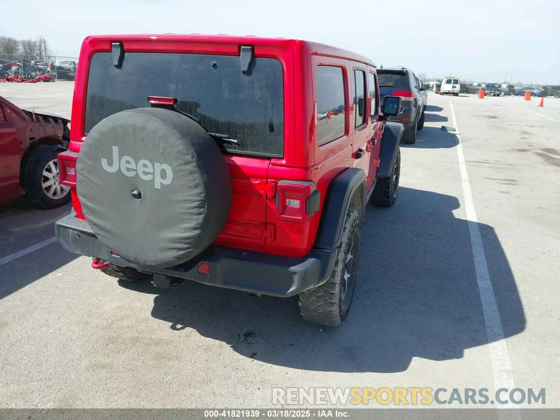4 Photograph of a damaged car 1C4HJXFG3LW186387 JEEP WRANGLER UNLIMITED 2020