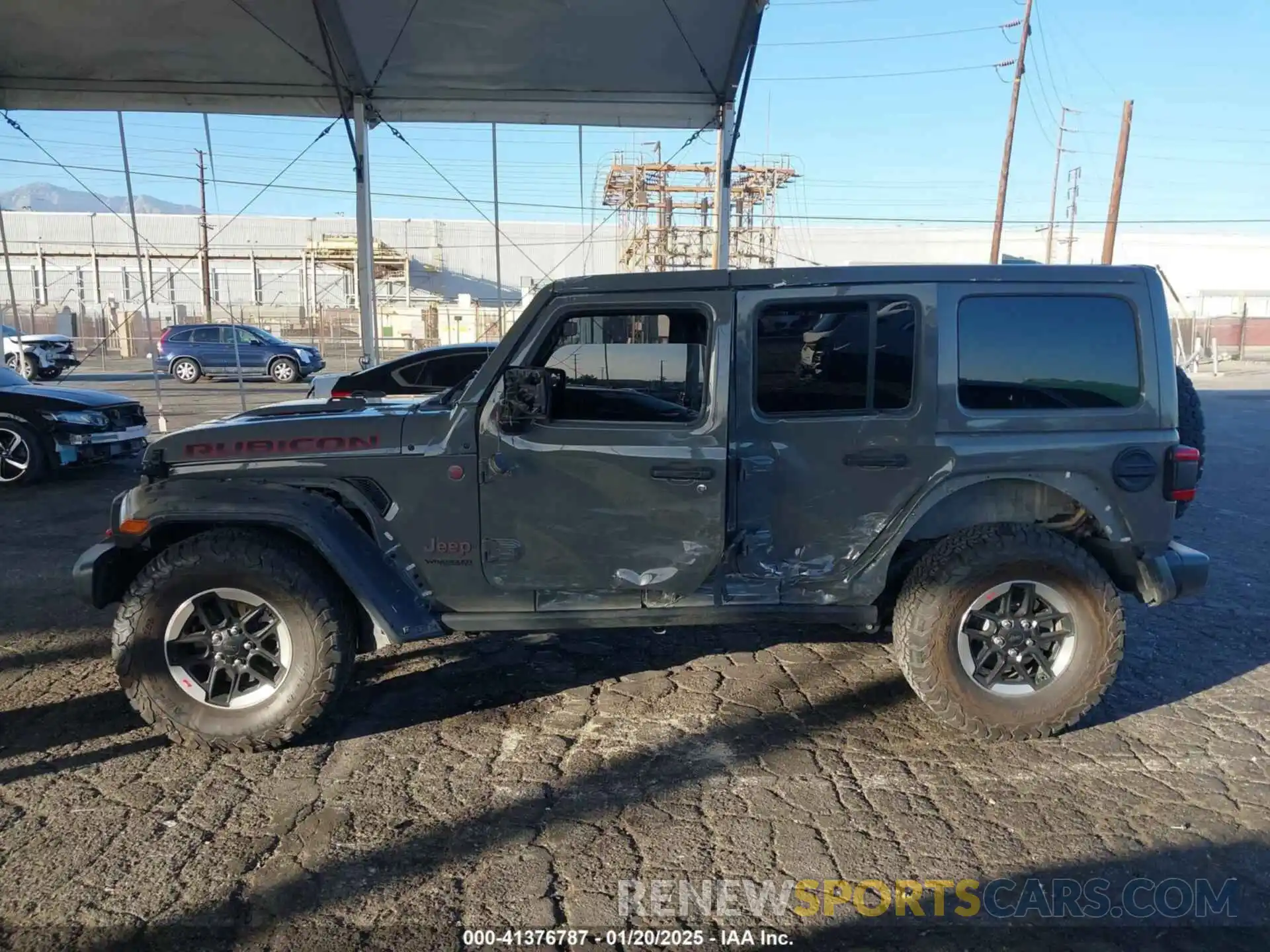 14 Photograph of a damaged car 1C4HJXFG5LW260893 JEEP WRANGLER UNLIMITED 2020