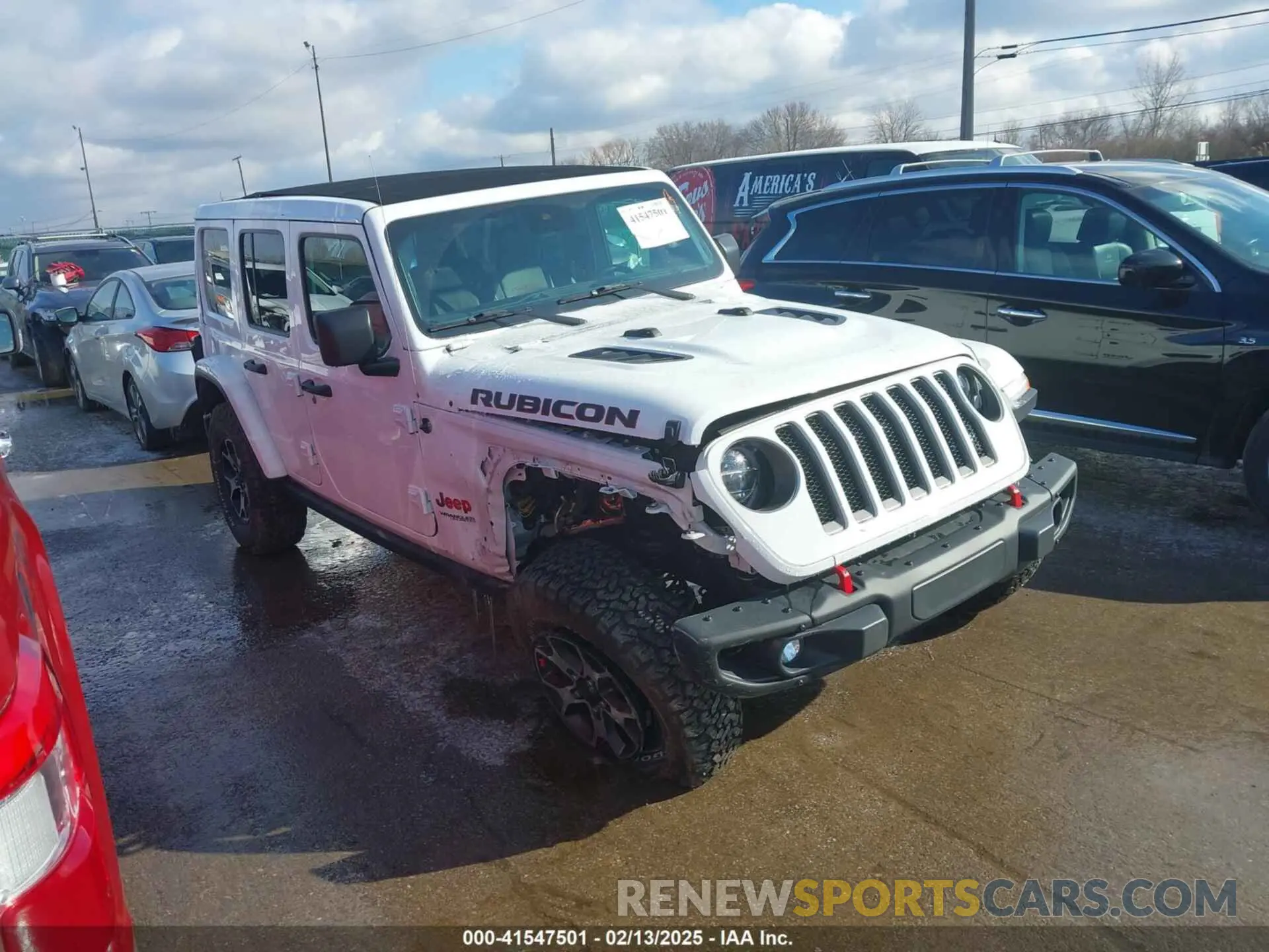 1 Photograph of a damaged car 1C4HJXFG7LW244243 JEEP WRANGLER UNLIMITED 2020