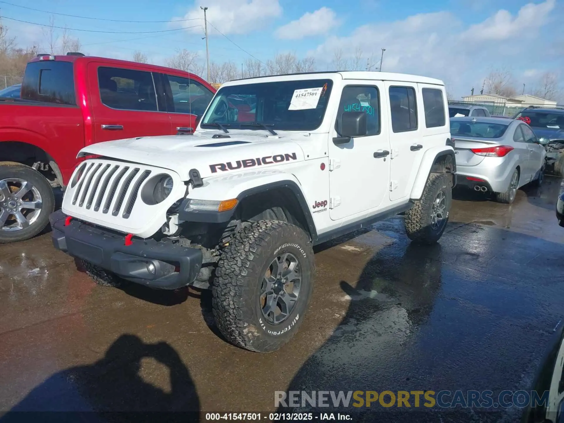 2 Photograph of a damaged car 1C4HJXFG7LW244243 JEEP WRANGLER UNLIMITED 2020