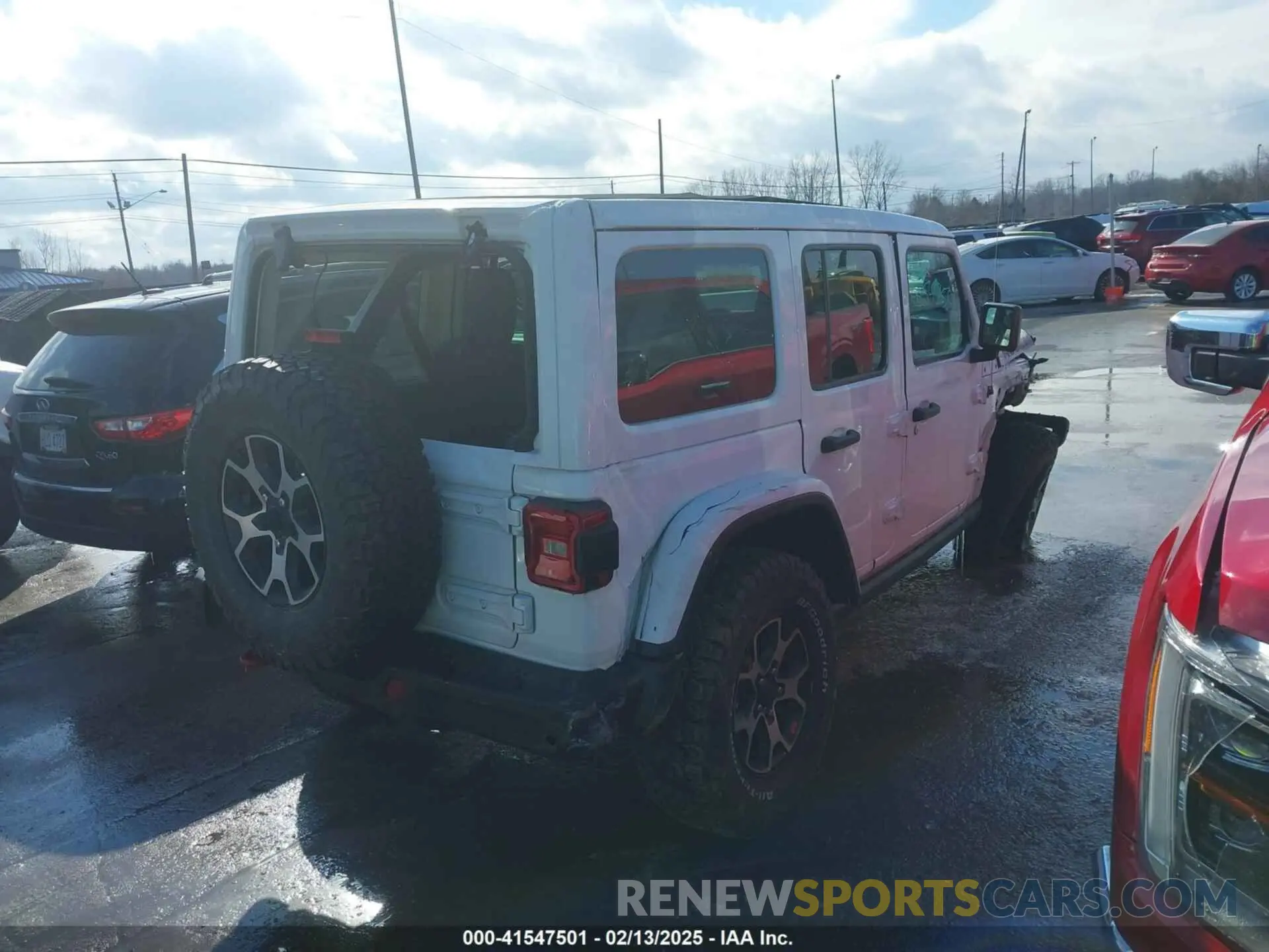 4 Photograph of a damaged car 1C4HJXFG7LW244243 JEEP WRANGLER UNLIMITED 2020