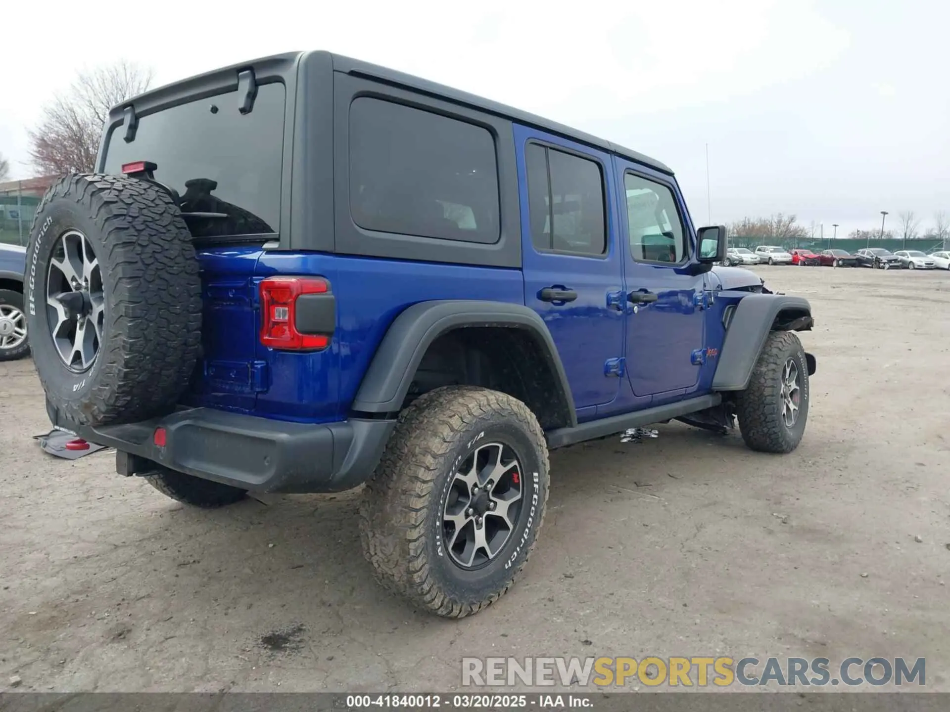 4 Photograph of a damaged car 1C4HJXFG9LW107191 JEEP WRANGLER UNLIMITED 2020