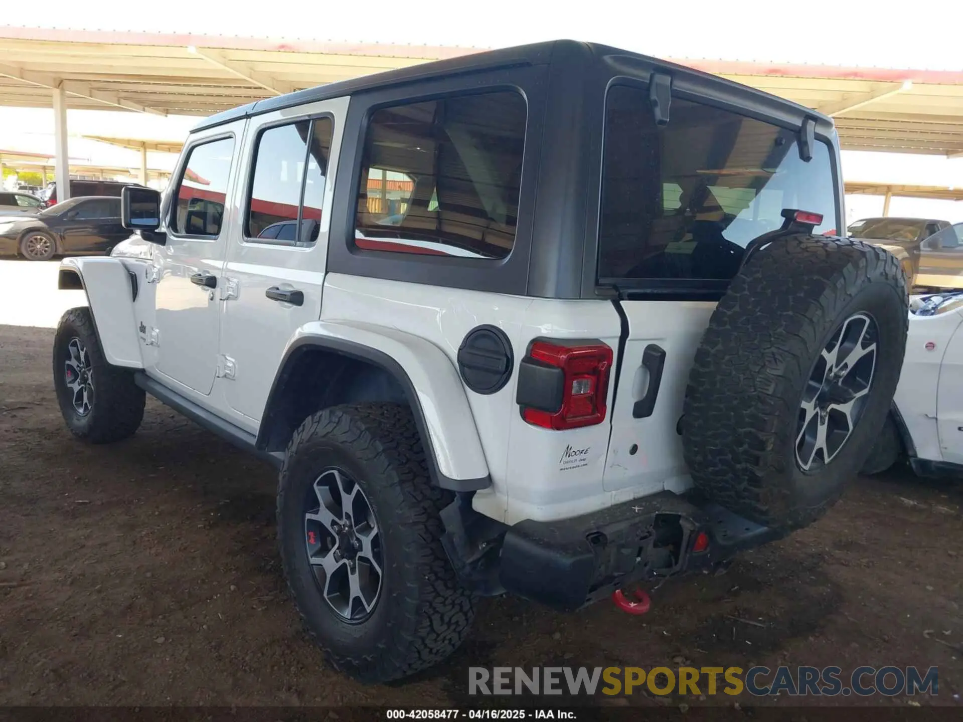 3 Photograph of a damaged car 1C4HJXFGXLW107958 JEEP WRANGLER UNLIMITED 2020