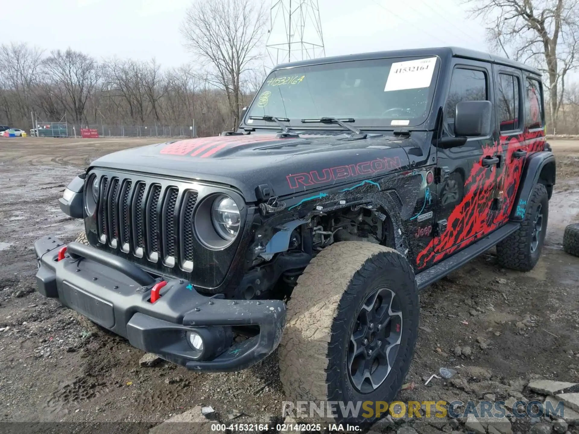 2 Photograph of a damaged car 1C4HJXFN0LW265658 JEEP WRANGLER UNLIMITED 2020