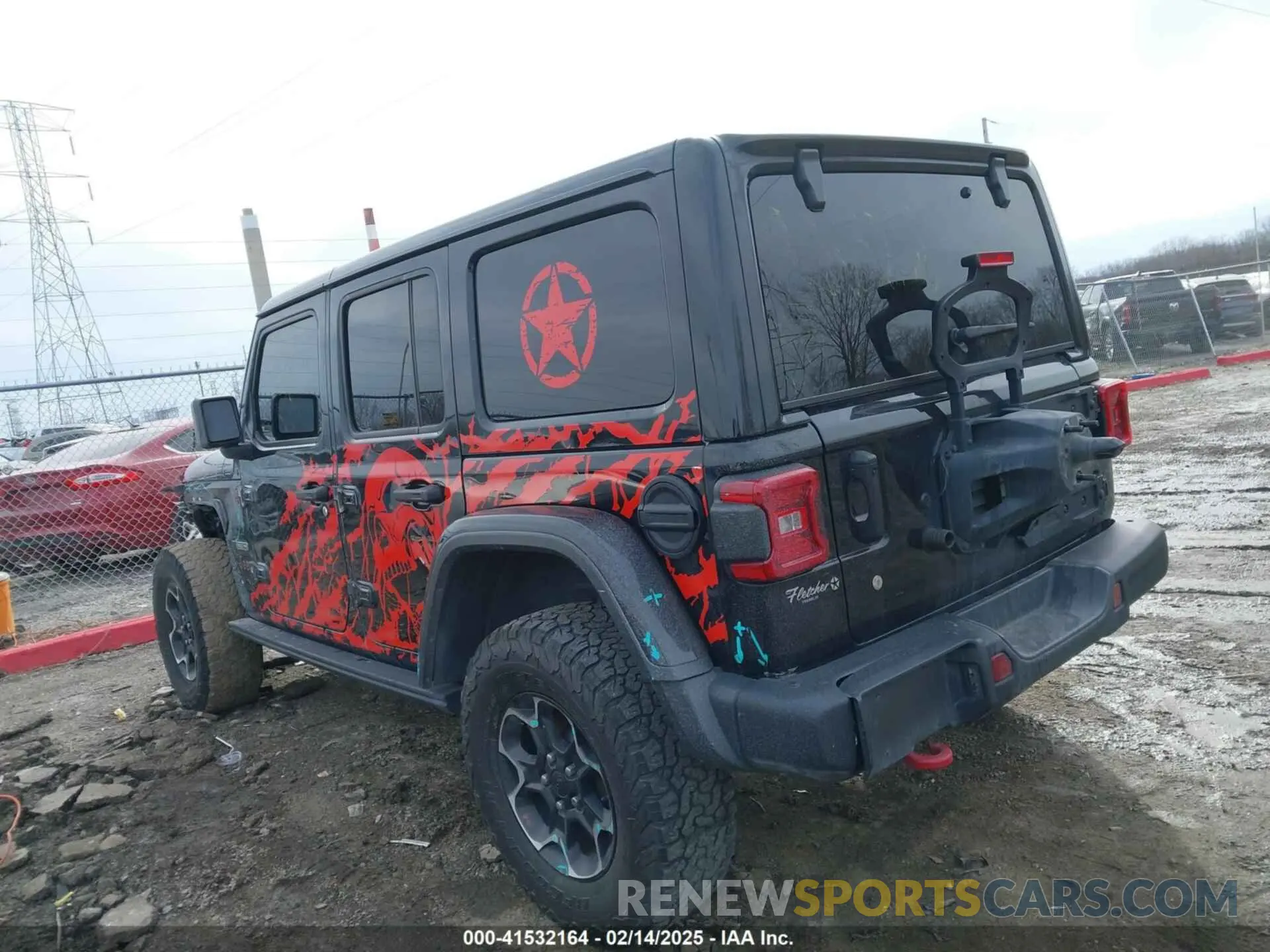 3 Photograph of a damaged car 1C4HJXFN0LW265658 JEEP WRANGLER UNLIMITED 2020