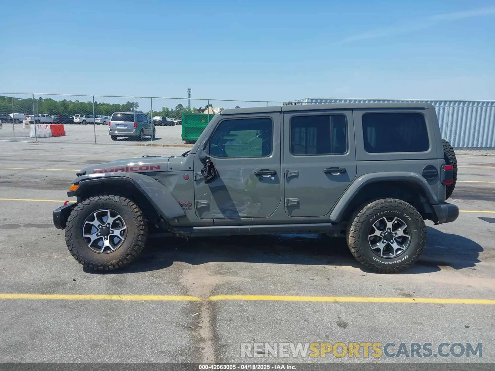14 Photograph of a damaged car 1C4HJXFN4LW335890 JEEP WRANGLER UNLIMITED 2020