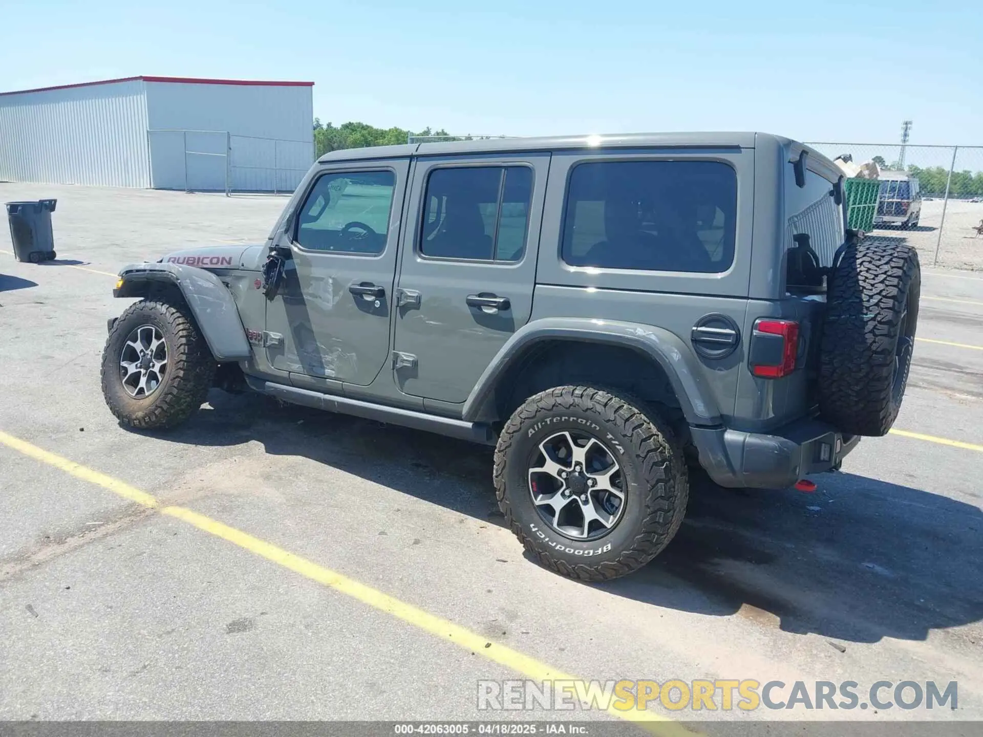 3 Photograph of a damaged car 1C4HJXFN4LW335890 JEEP WRANGLER UNLIMITED 2020