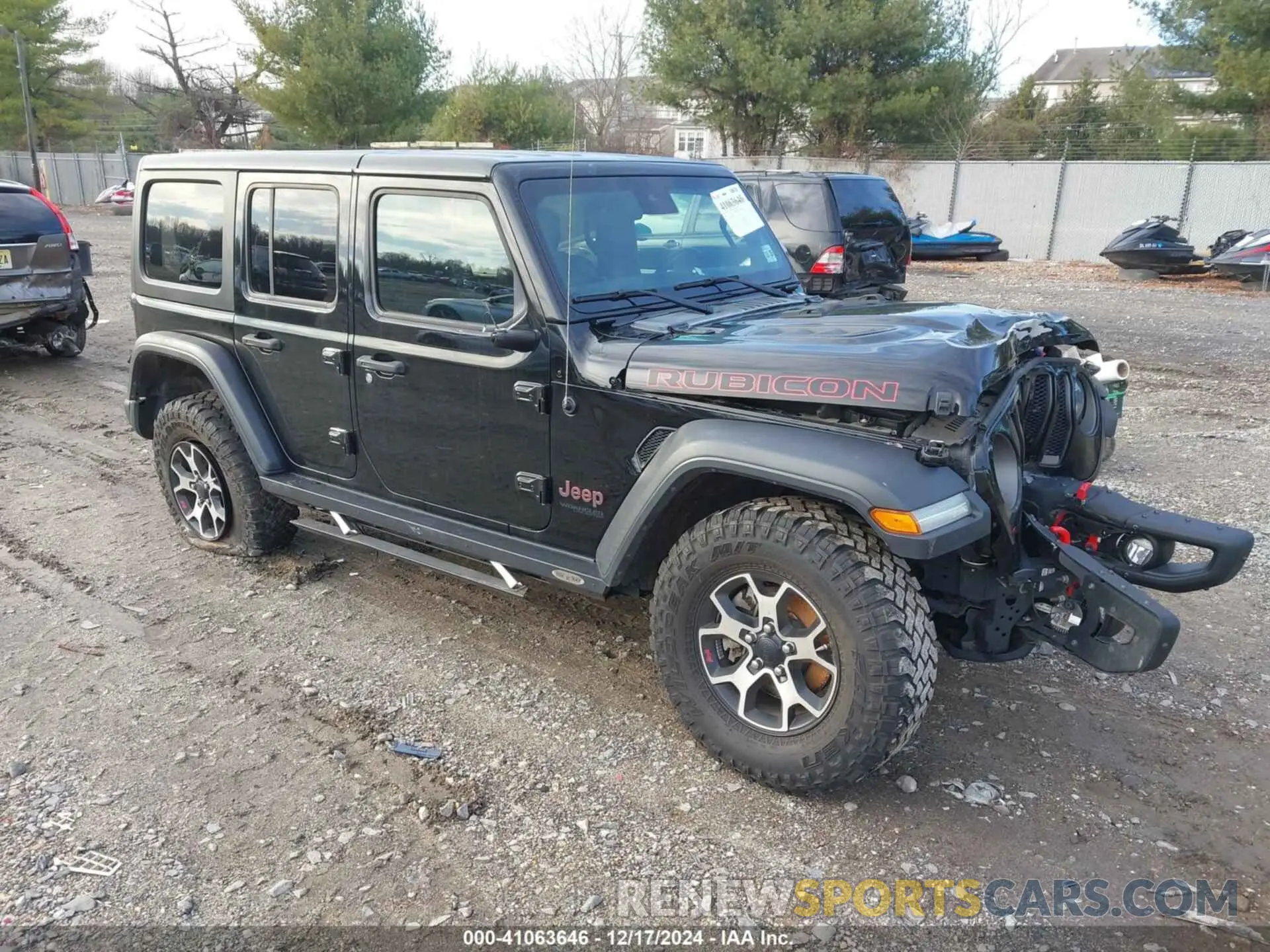 1 Photograph of a damaged car 1C4HJXFN8LW324066 JEEP WRANGLER UNLIMITED 2020