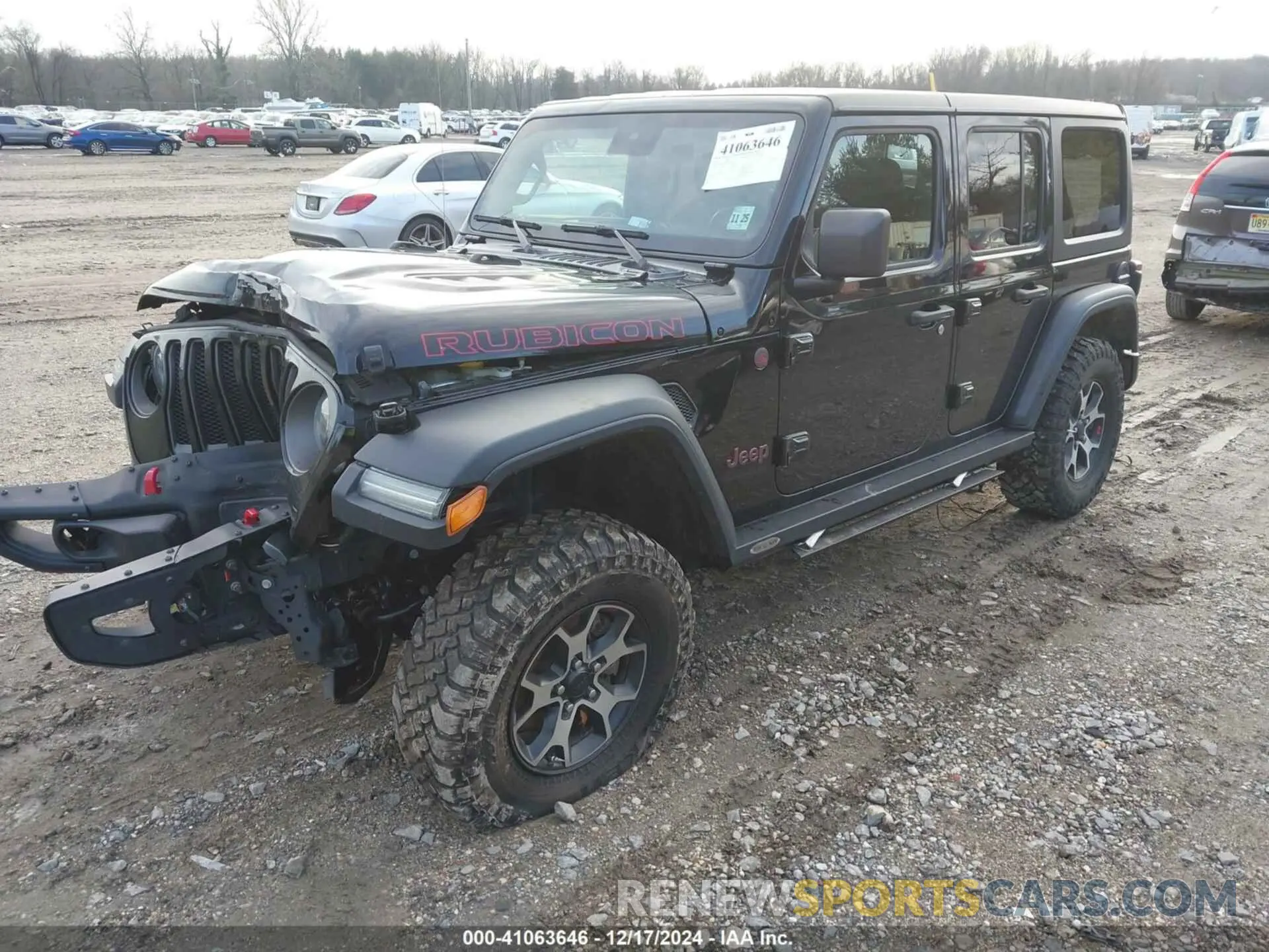 2 Photograph of a damaged car 1C4HJXFN8LW324066 JEEP WRANGLER UNLIMITED 2020