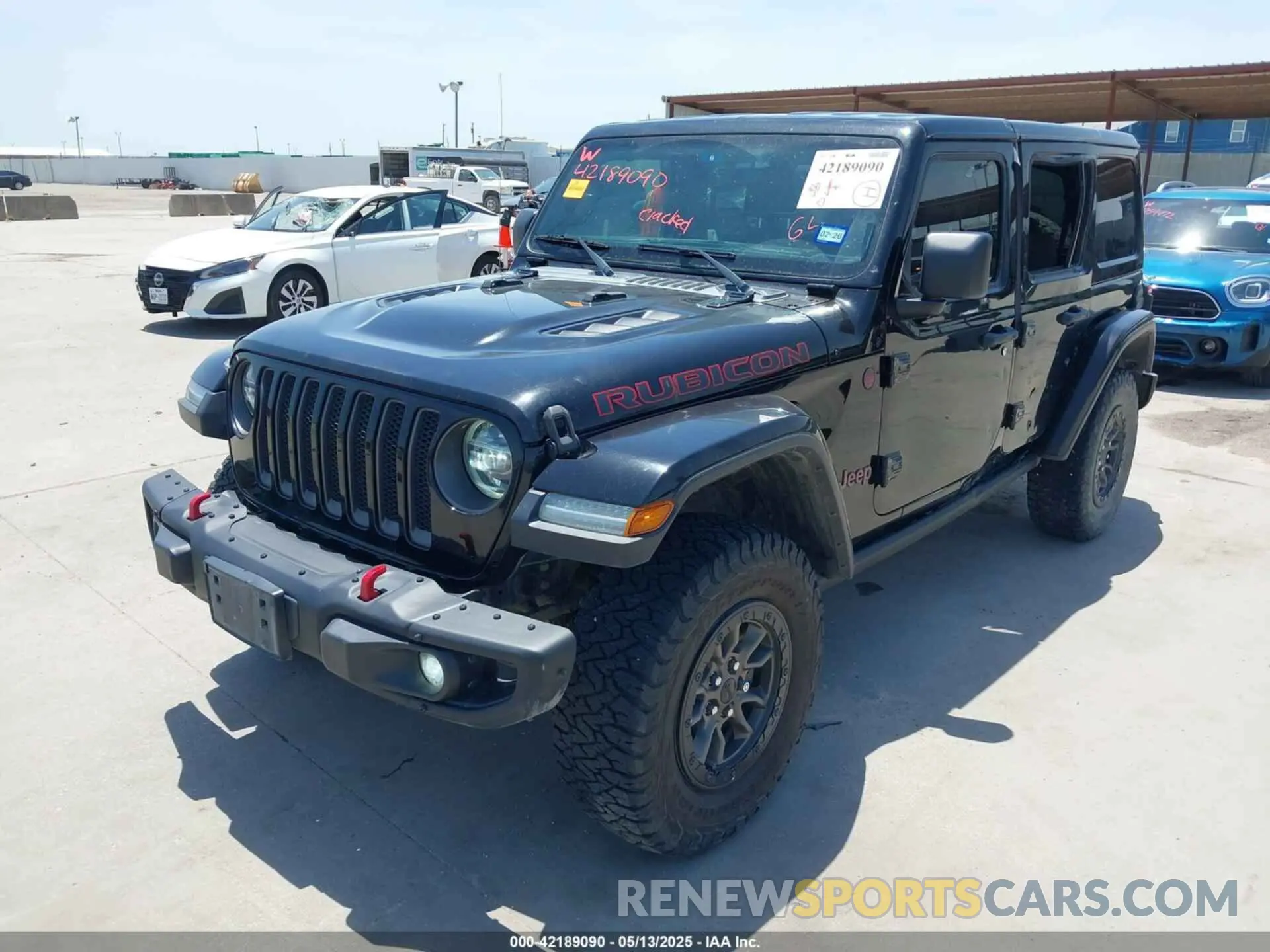 2 Photograph of a damaged car 1C4HJXFN9LW291112 JEEP WRANGLER UNLIMITED 2020