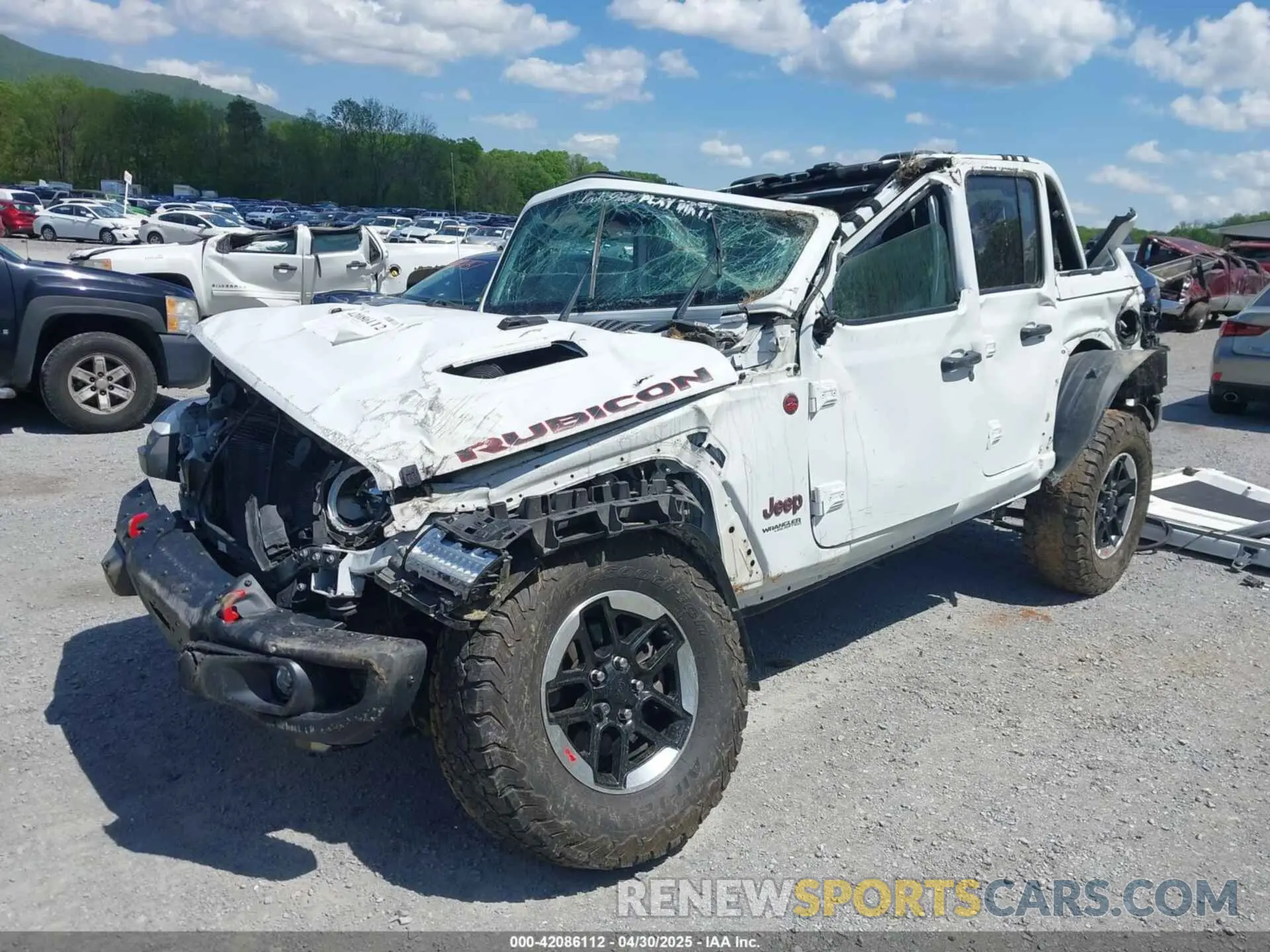 6 Photograph of a damaged car 1C4JJXFM5LW278740 JEEP WRANGLER UNLIMITED 2020
