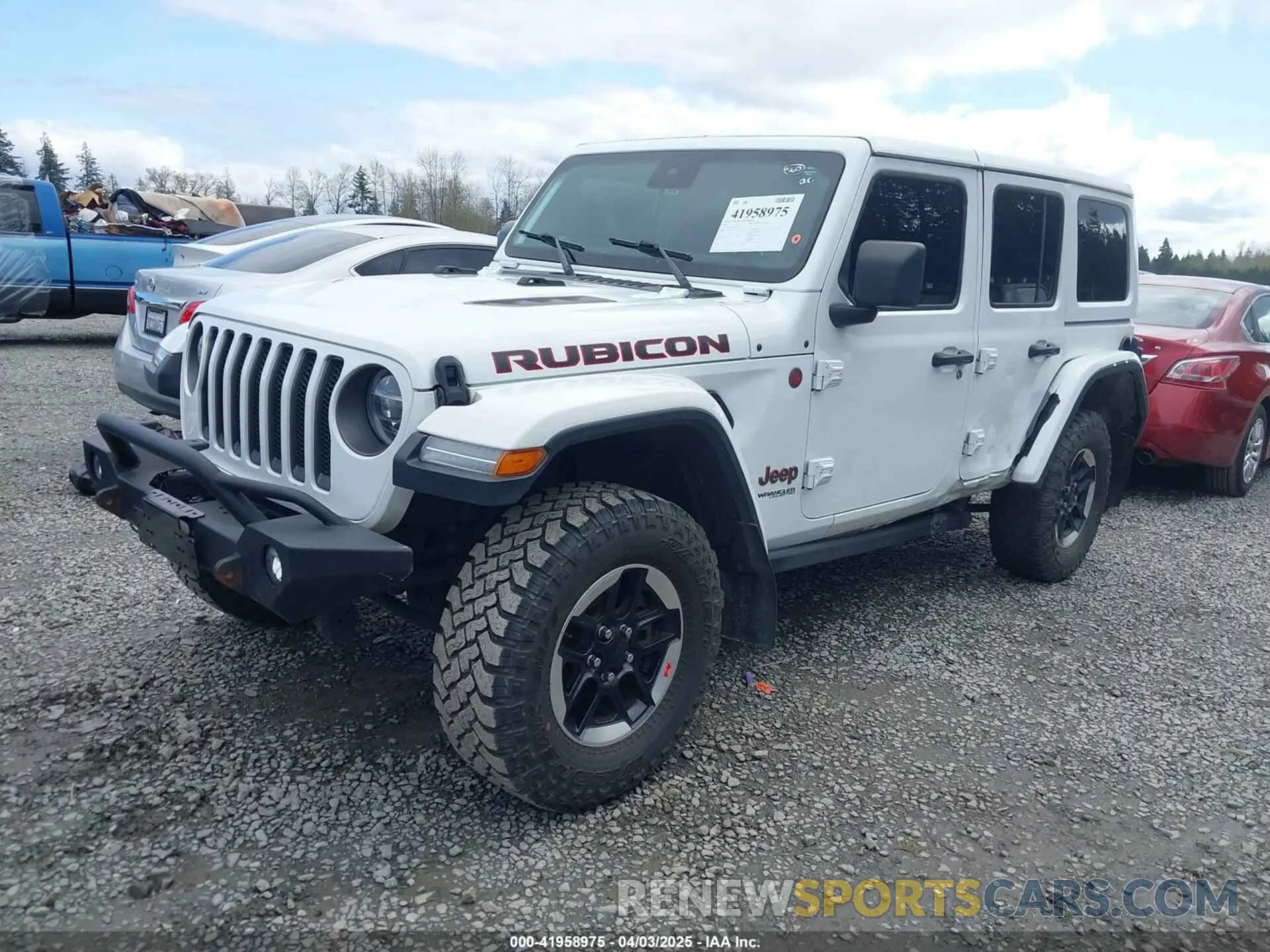 2 Photograph of a damaged car 1C4JJXFM9LW275517 JEEP WRANGLER UNLIMITED 2020