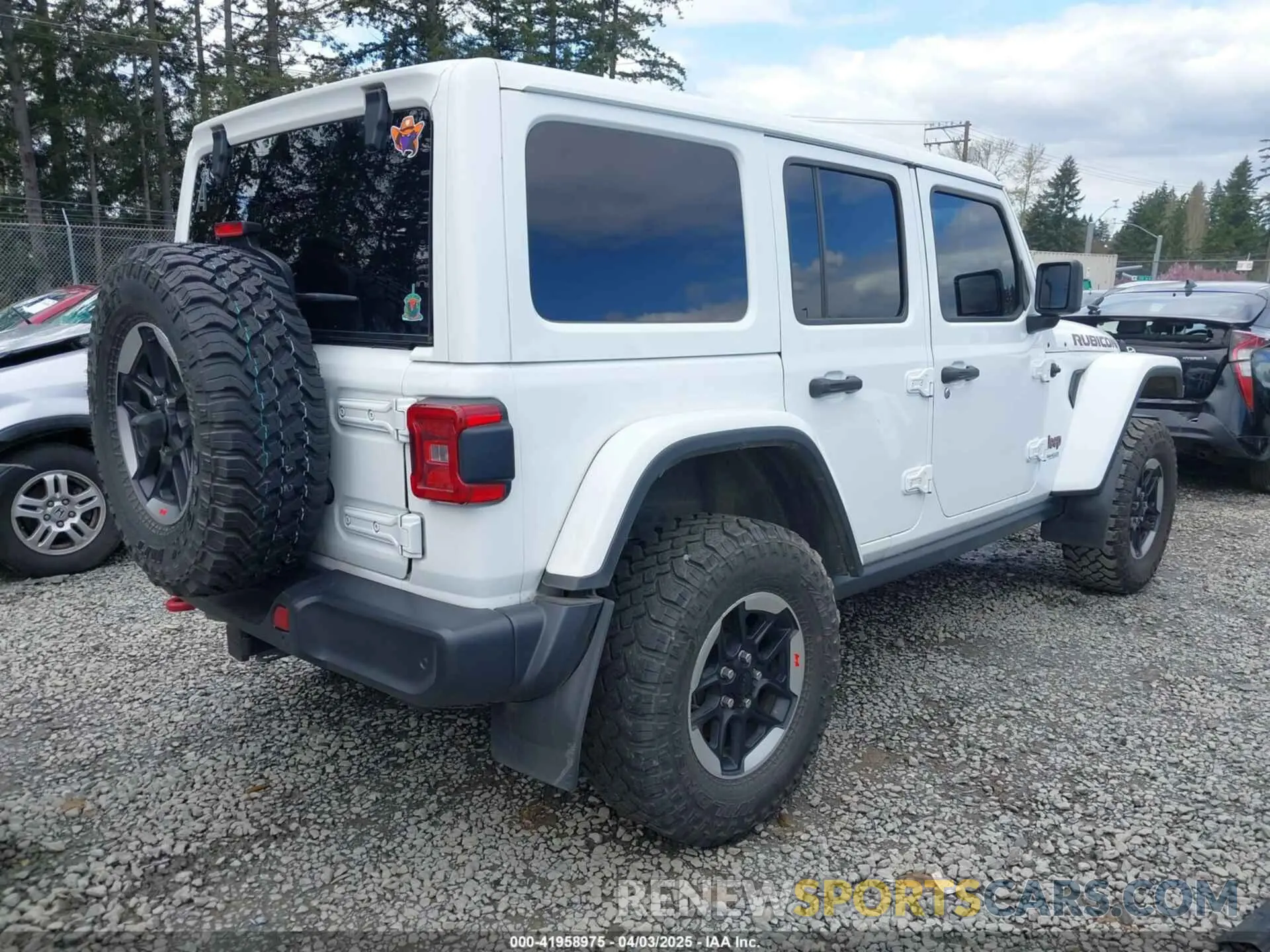 4 Photograph of a damaged car 1C4JJXFM9LW275517 JEEP WRANGLER UNLIMITED 2020