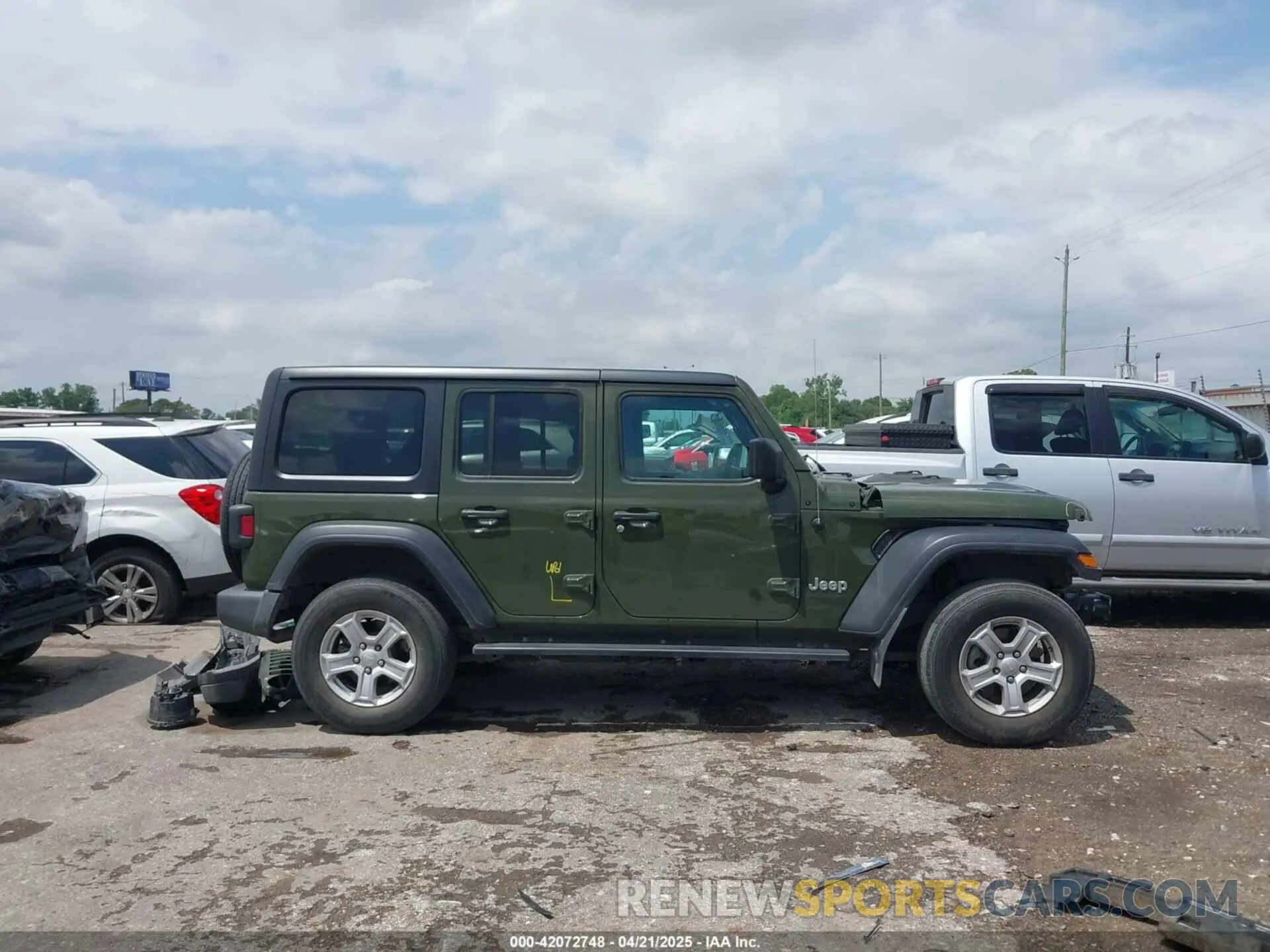 14 Photograph of a damaged car 1C4HJXDG0MW510836 JEEP WRANGLER UNLIMITED 2021