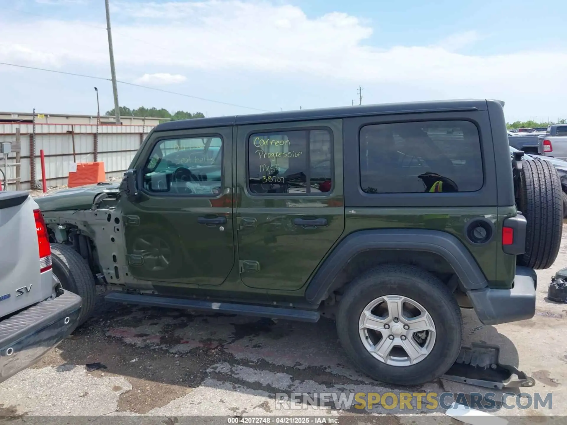 15 Photograph of a damaged car 1C4HJXDG0MW510836 JEEP WRANGLER UNLIMITED 2021