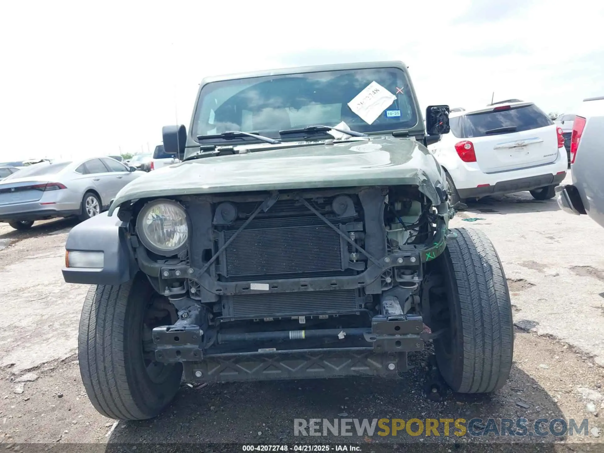 6 Photograph of a damaged car 1C4HJXDG0MW510836 JEEP WRANGLER UNLIMITED 2021