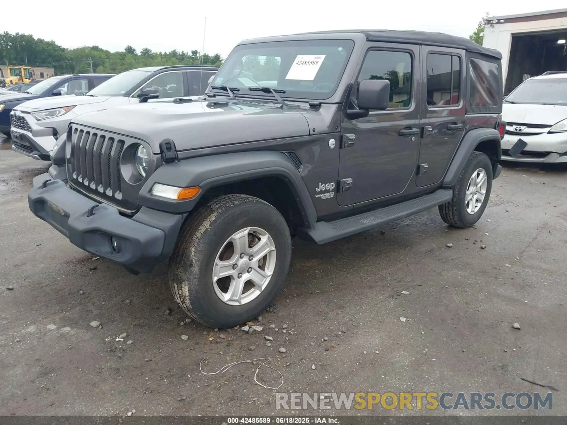 2 Photograph of a damaged car 1C4HJXDG0MW532061 JEEP WRANGLER UNLIMITED 2021