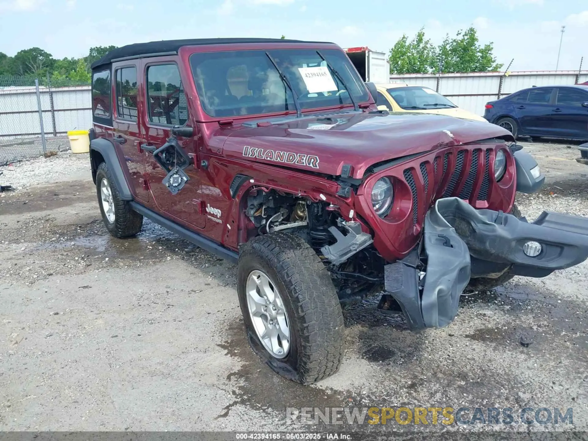 1 Photograph of a damaged car 1C4HJXDG0MW709711 JEEP WRANGLER UNLIMITED 2021
