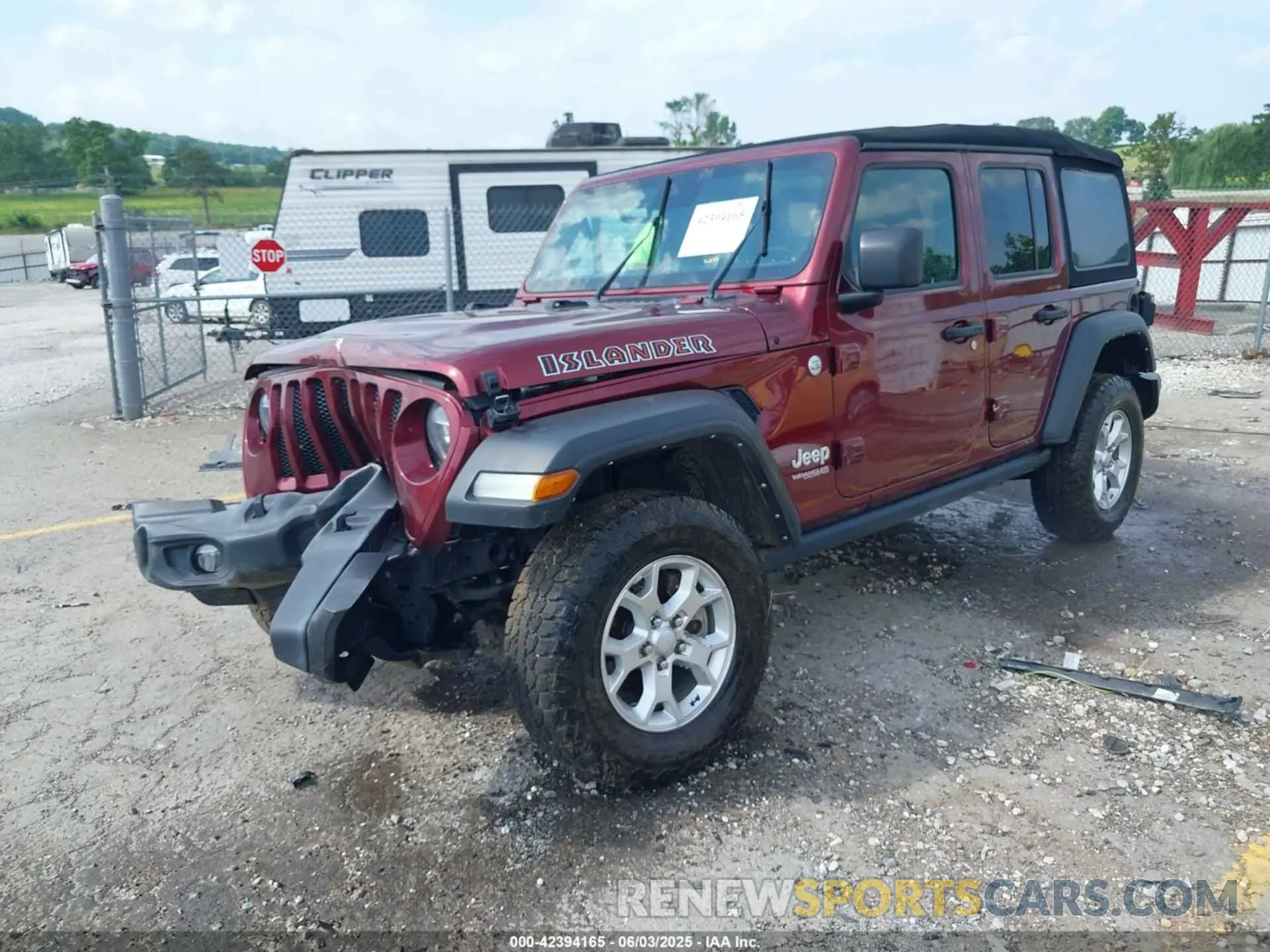 2 Photograph of a damaged car 1C4HJXDG0MW709711 JEEP WRANGLER UNLIMITED 2021