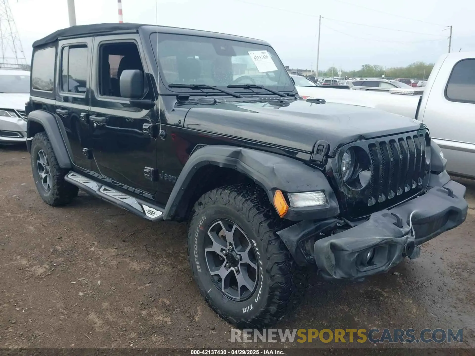 1 Photograph of a damaged car 1C4HJXDG0MW788779 JEEP WRANGLER UNLIMITED 2021