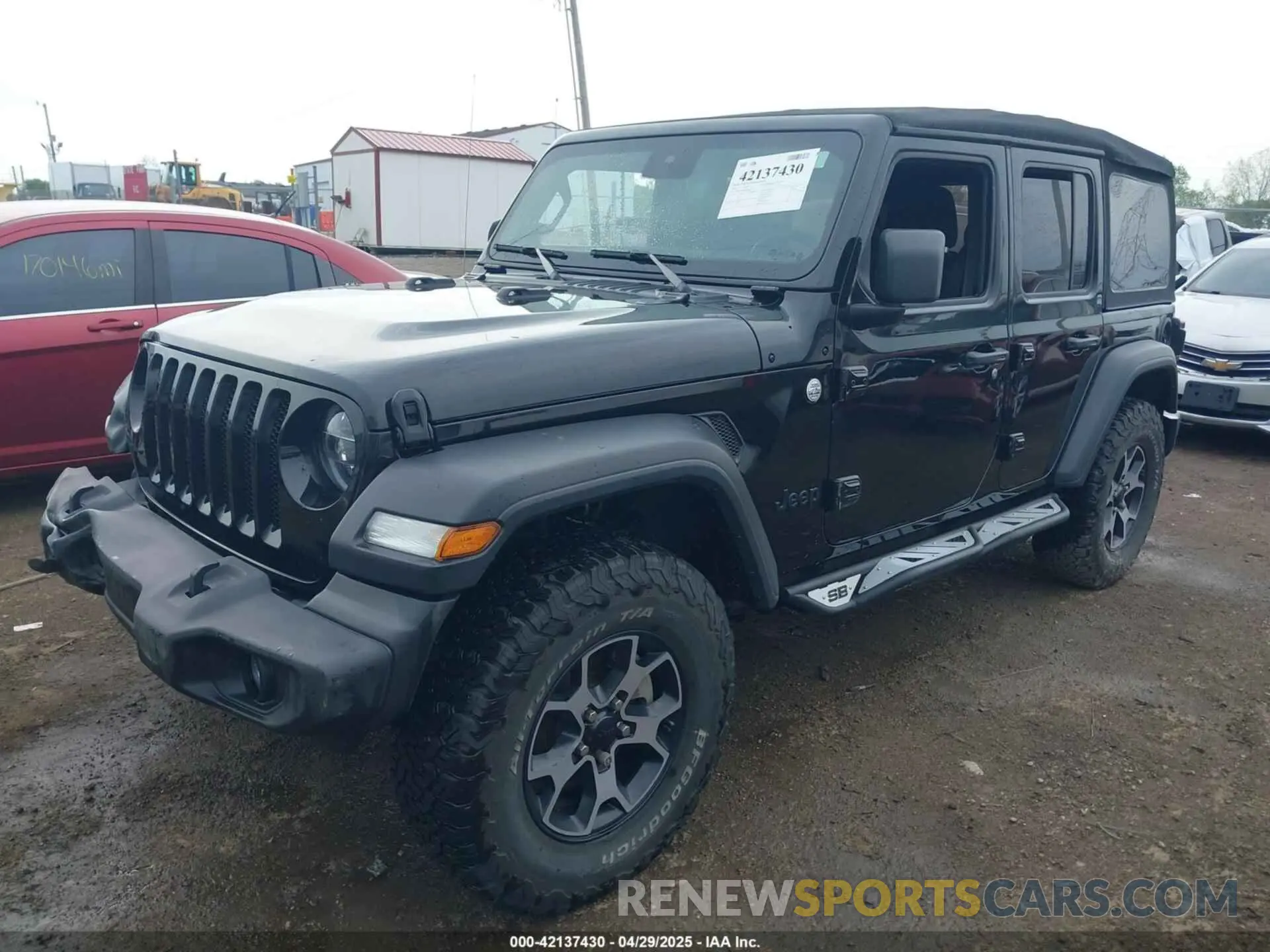 2 Photograph of a damaged car 1C4HJXDG0MW788779 JEEP WRANGLER UNLIMITED 2021
