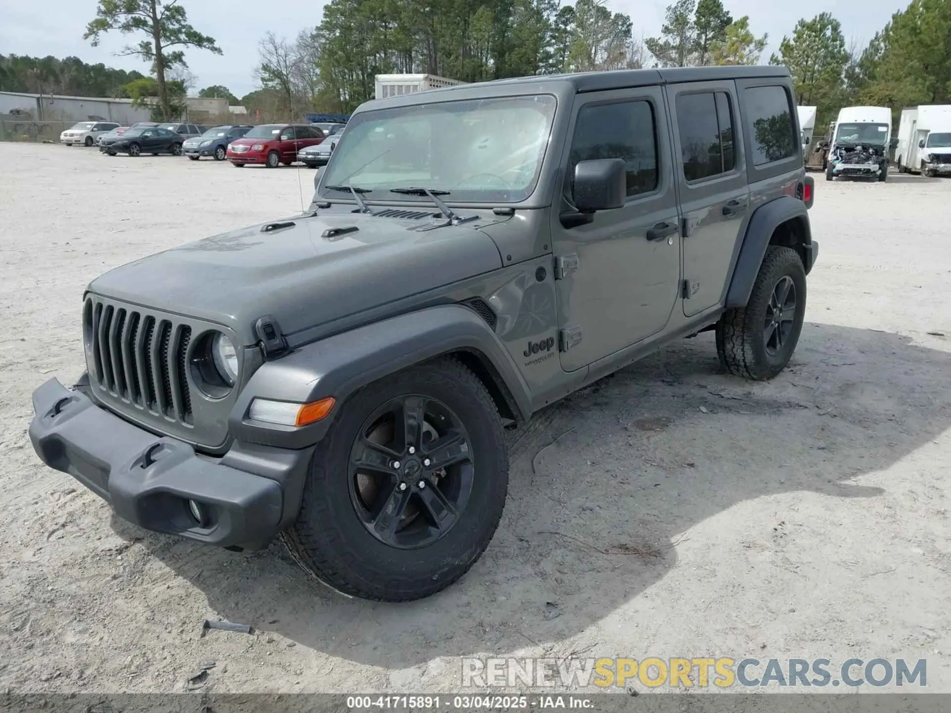 2 Photograph of a damaged car 1C4HJXDG1MW594522 JEEP WRANGLER UNLIMITED 2021