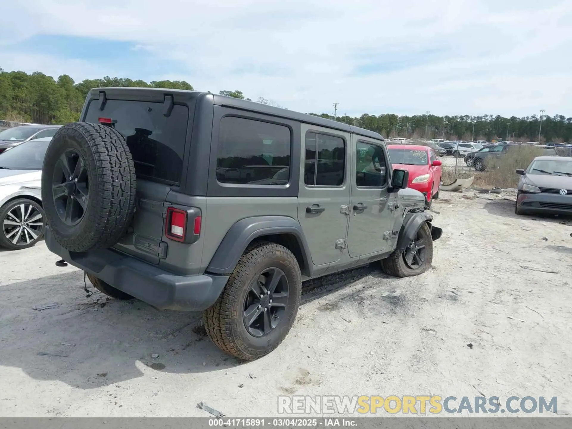 4 Photograph of a damaged car 1C4HJXDG1MW594522 JEEP WRANGLER UNLIMITED 2021
