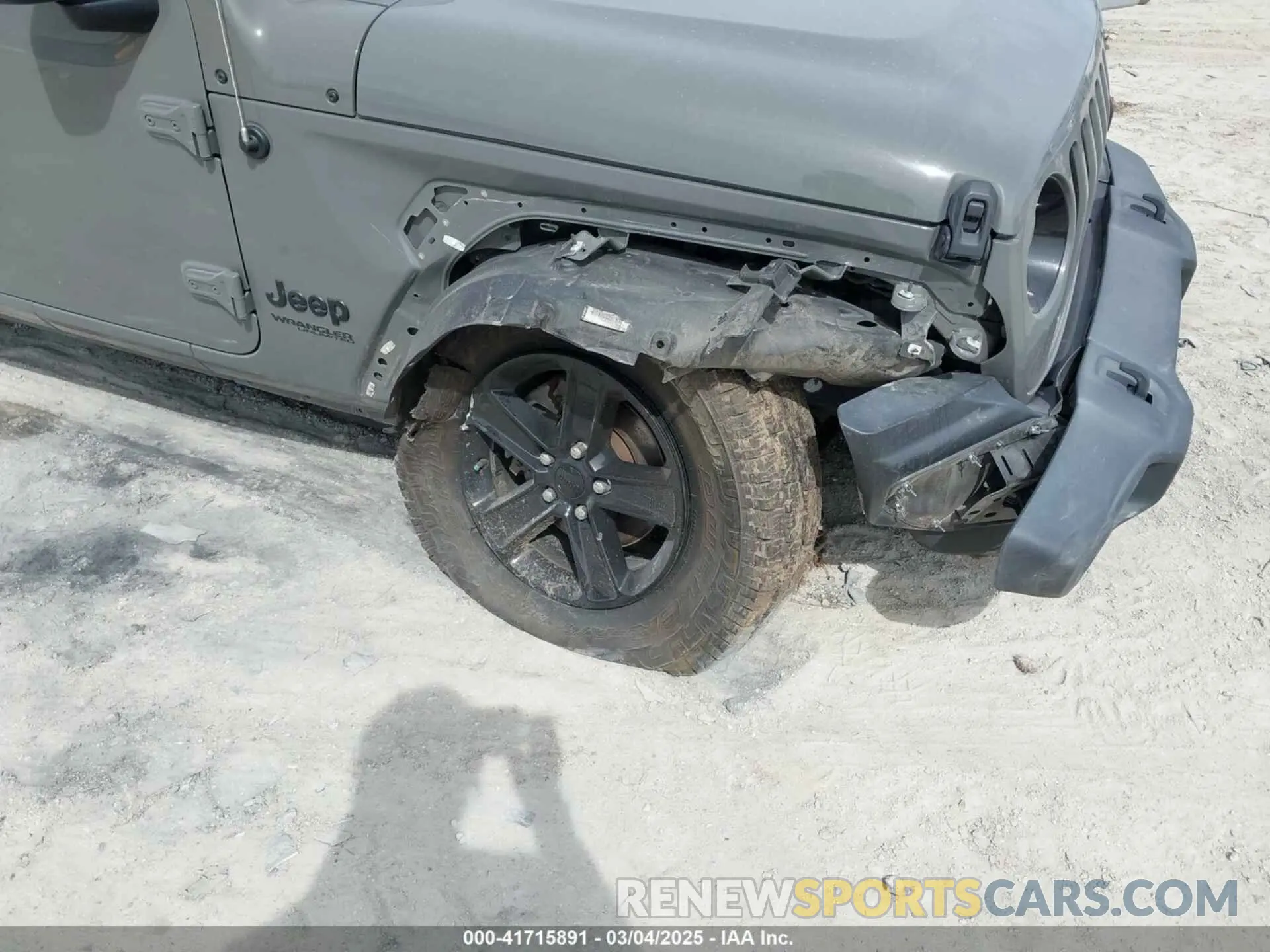 6 Photograph of a damaged car 1C4HJXDG1MW594522 JEEP WRANGLER UNLIMITED 2021