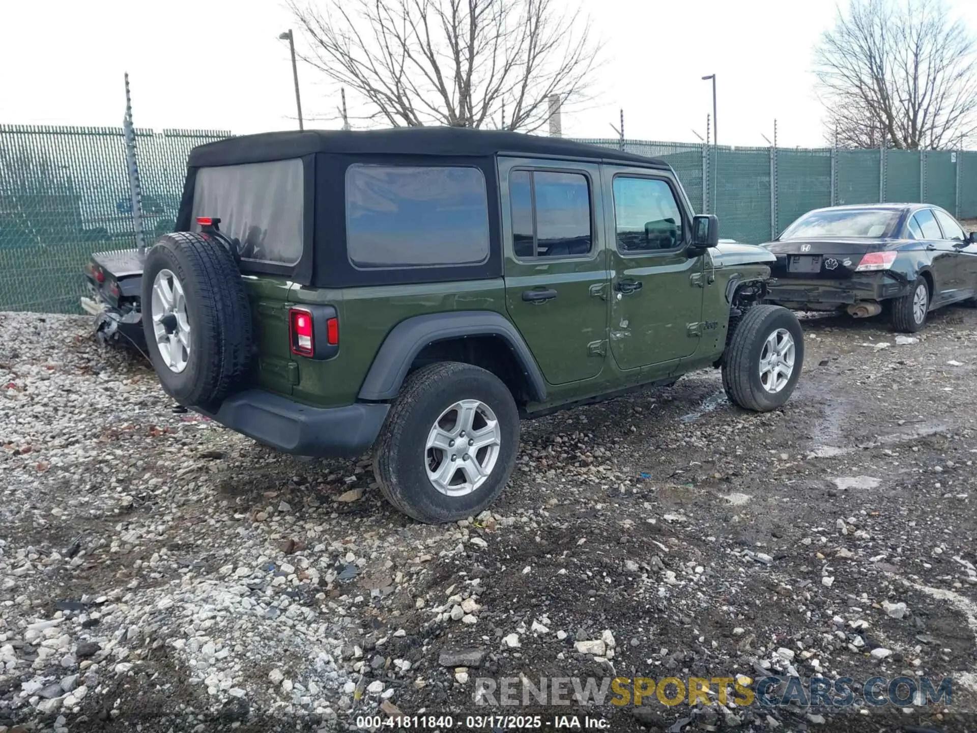 4 Photograph of a damaged car 1C4HJXDG1MW836029 JEEP WRANGLER UNLIMITED 2021