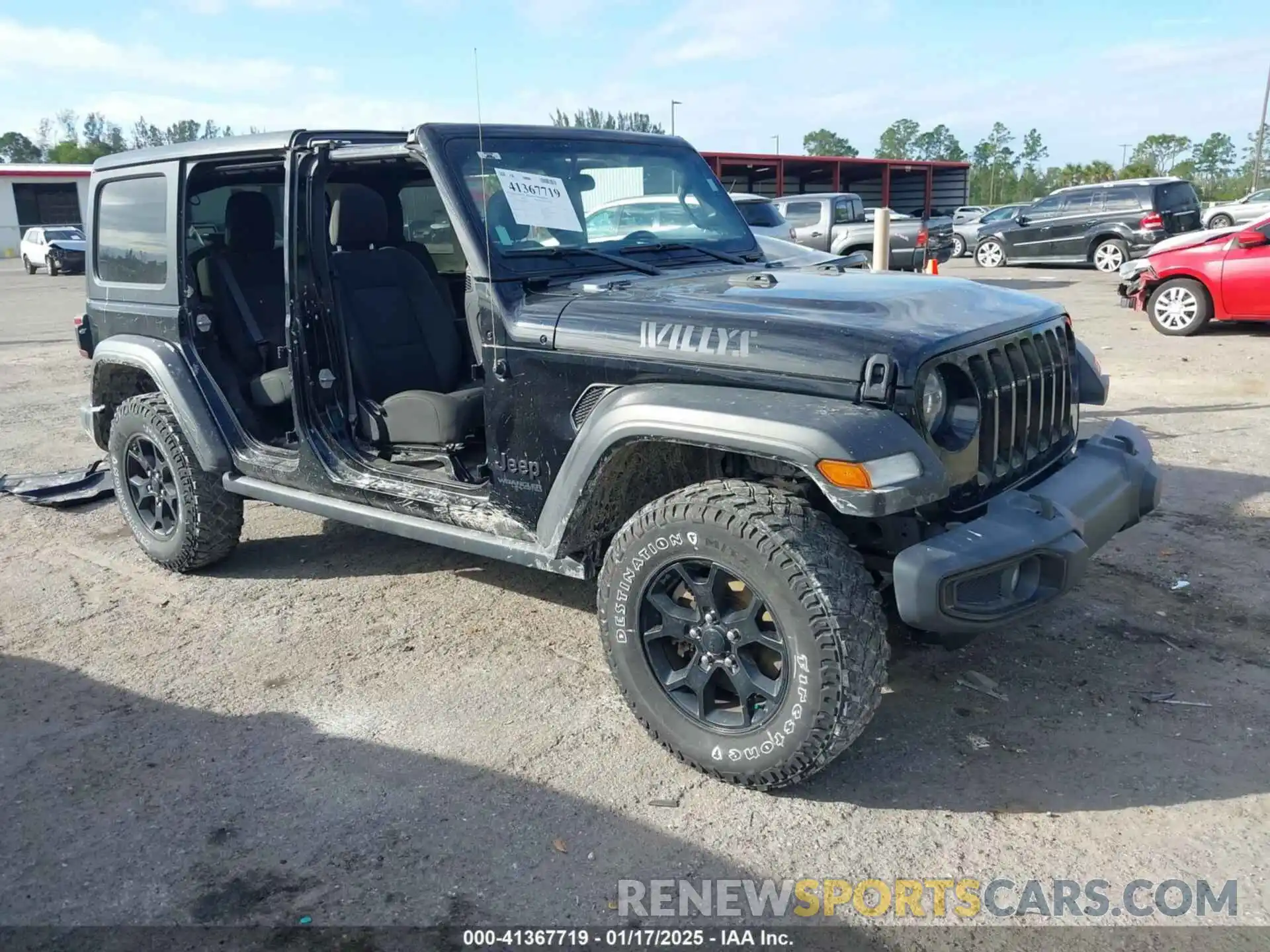 1 Photograph of a damaged car 1C4HJXDG2MW658115 JEEP WRANGLER UNLIMITED 2021