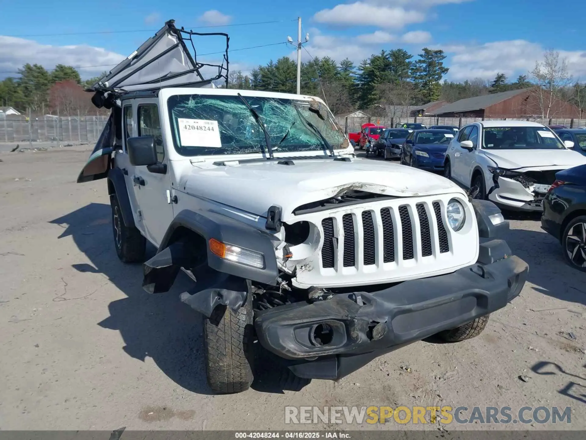6 Photograph of a damaged car 1C4HJXDG2MW705126 JEEP WRANGLER UNLIMITED 2021