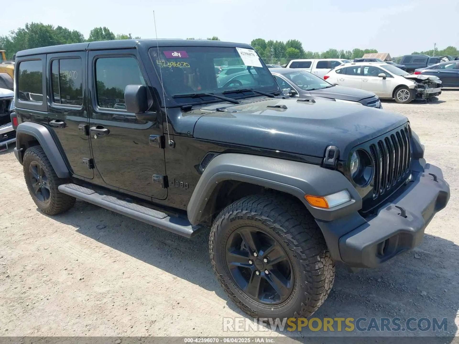 1 Photograph of a damaged car 1C4HJXDG2MW789125 JEEP WRANGLER UNLIMITED 2021
