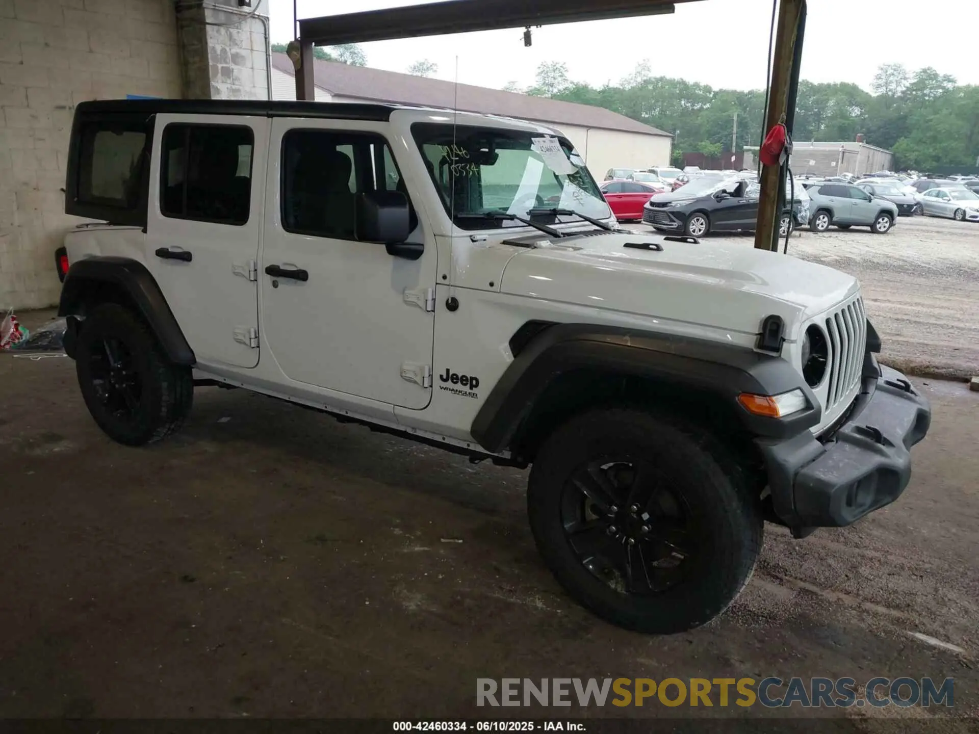 1 Photograph of a damaged car 1C4HJXDG3MW647592 JEEP WRANGLER UNLIMITED 2021