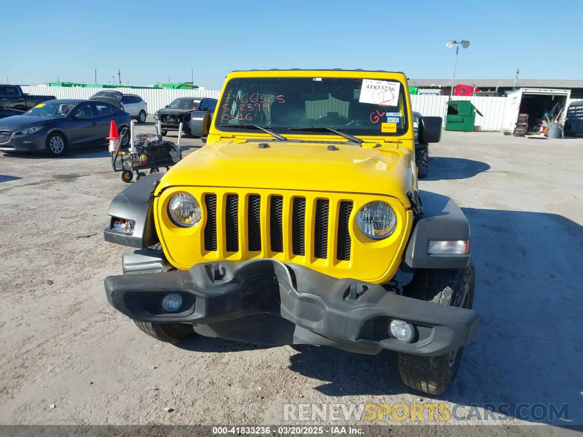 6 Photograph of a damaged car 1C4HJXDG4MW532399 JEEP WRANGLER UNLIMITED 2021