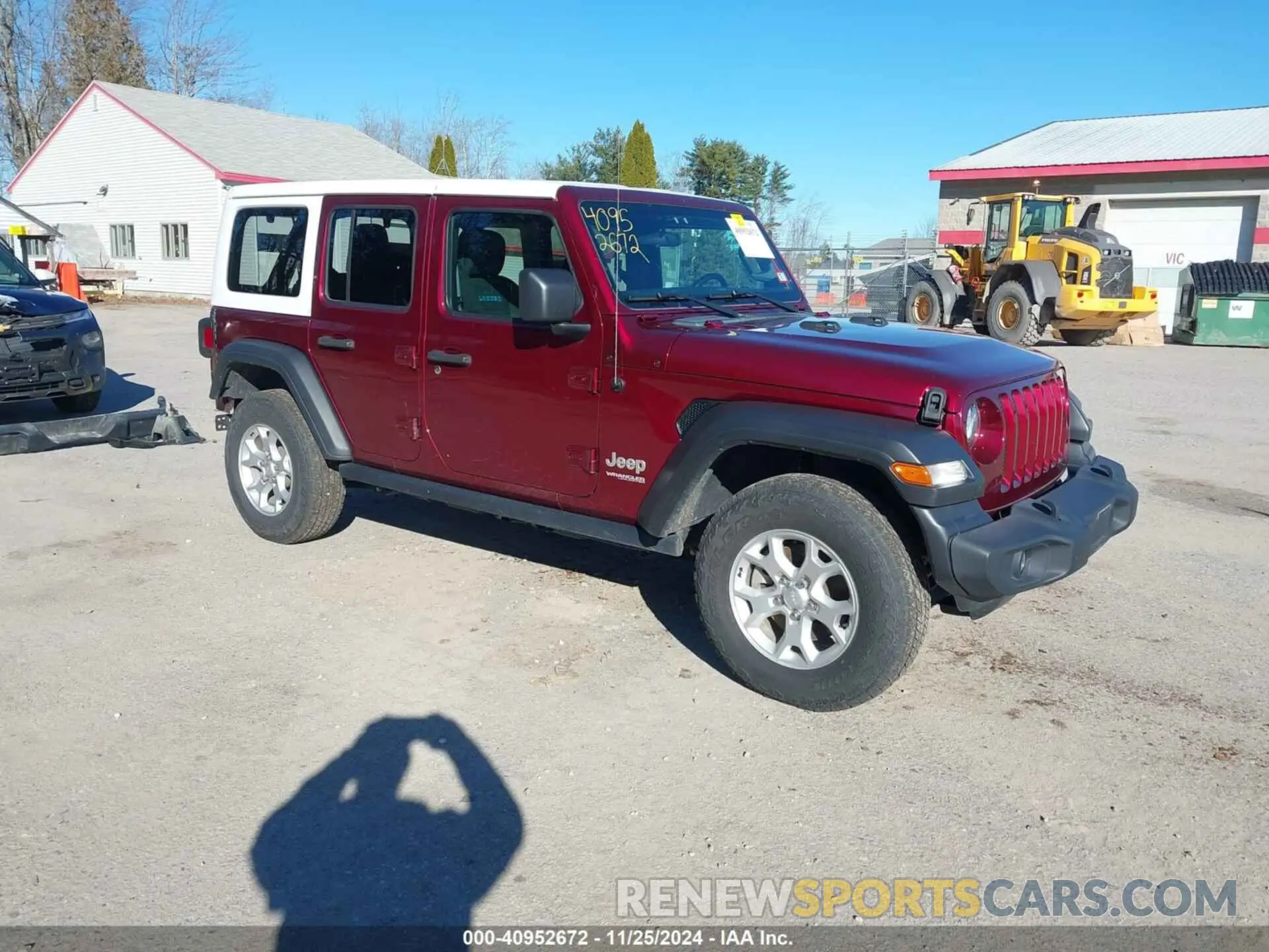 1 Photograph of a damaged car 1C4HJXDG4MW647164 JEEP WRANGLER UNLIMITED 2021