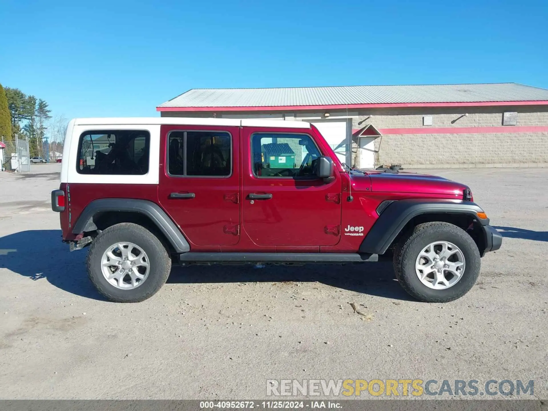 14 Photograph of a damaged car 1C4HJXDG4MW647164 JEEP WRANGLER UNLIMITED 2021