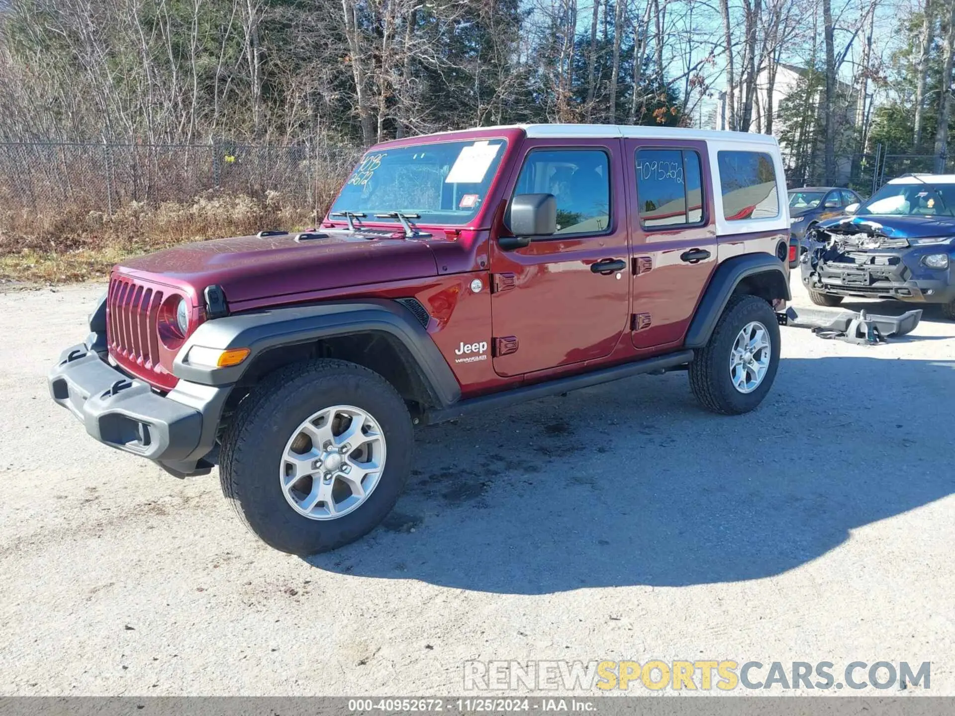 2 Photograph of a damaged car 1C4HJXDG4MW647164 JEEP WRANGLER UNLIMITED 2021