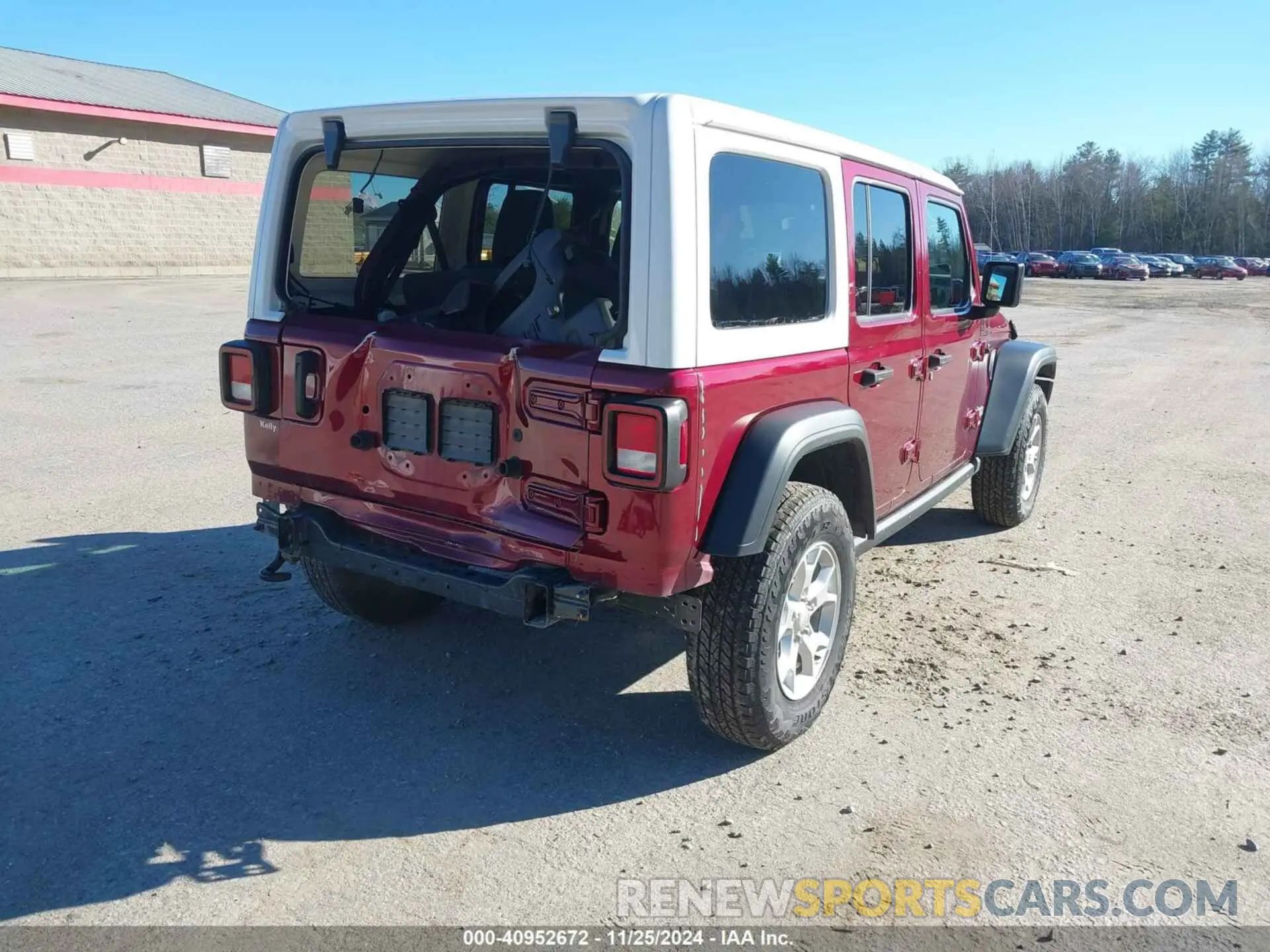 4 Photograph of a damaged car 1C4HJXDG4MW647164 JEEP WRANGLER UNLIMITED 2021