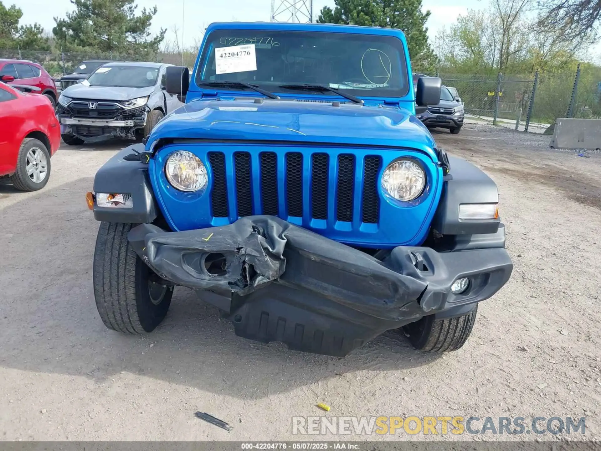 6 Photograph of a damaged car 1C4HJXDG4MW743151 JEEP WRANGLER UNLIMITED 2021