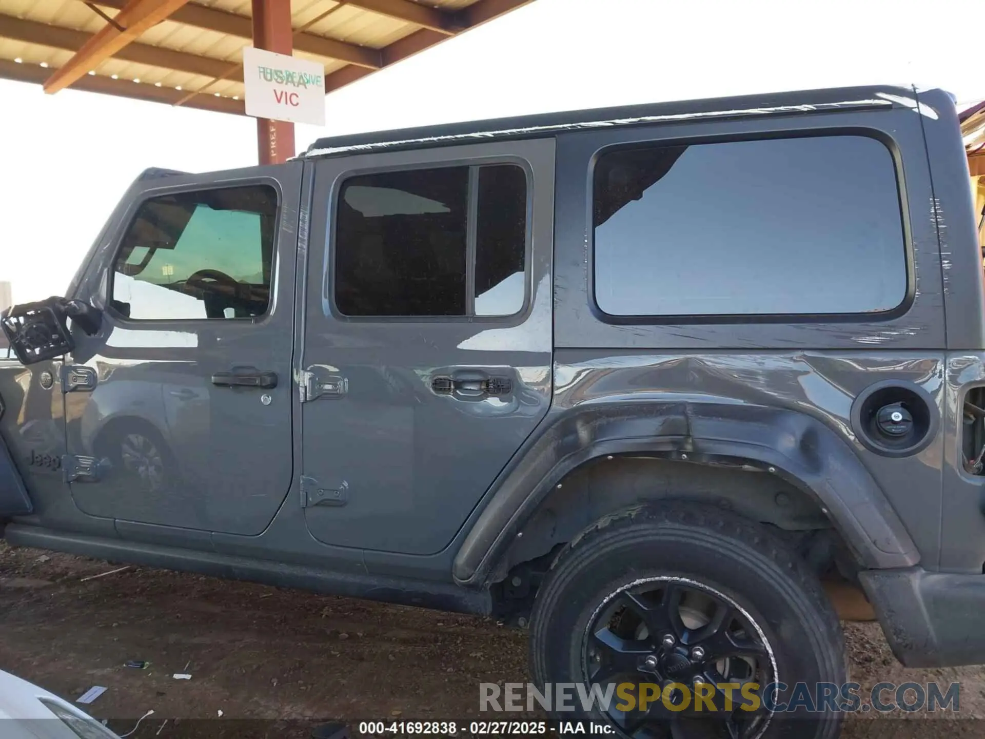 14 Photograph of a damaged car 1C4HJXDG5MW695014 JEEP WRANGLER UNLIMITED 2021