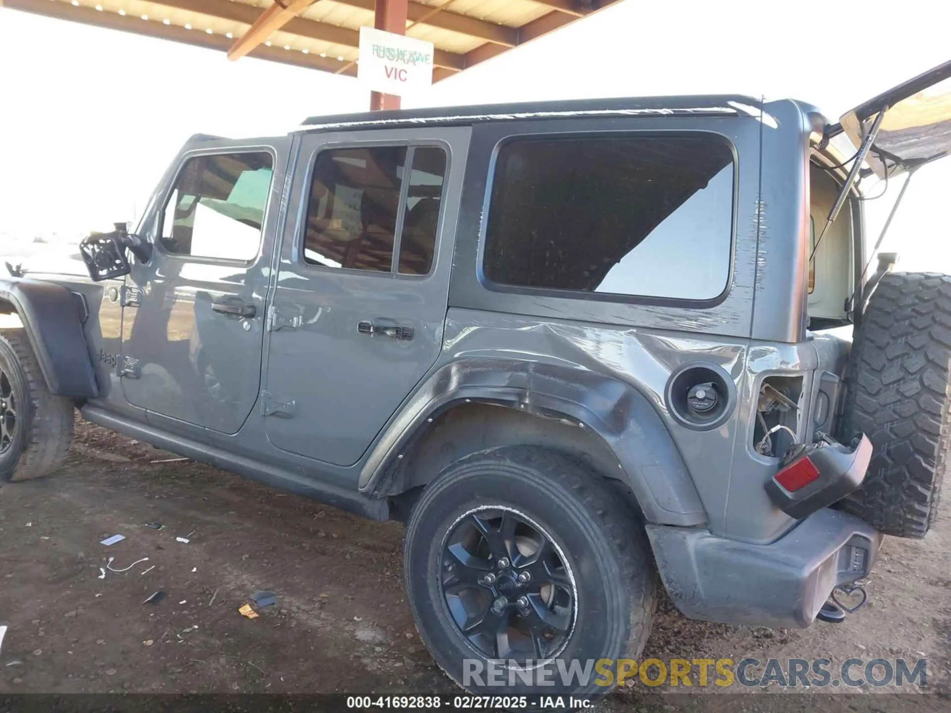 6 Photograph of a damaged car 1C4HJXDG5MW695014 JEEP WRANGLER UNLIMITED 2021