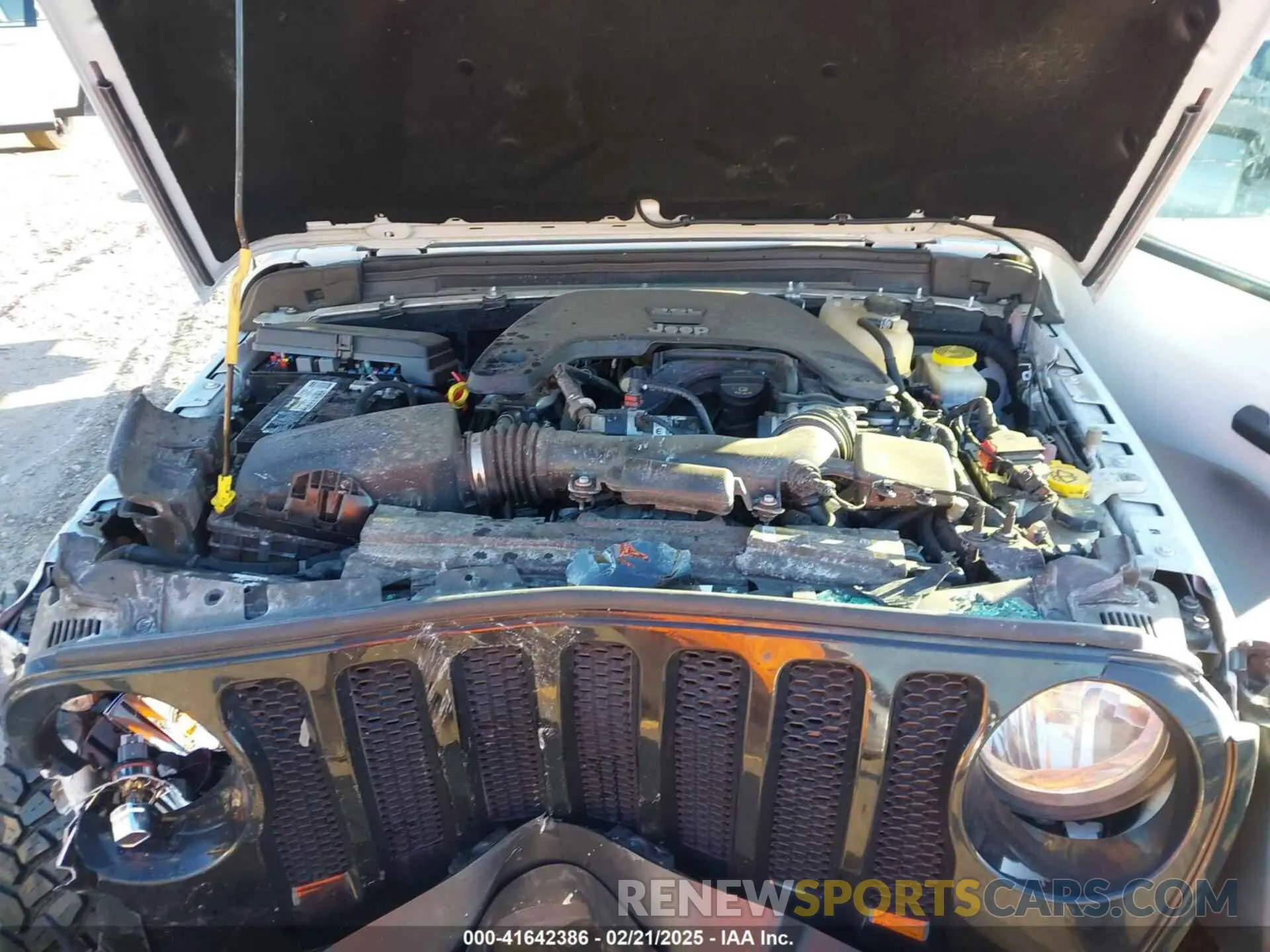 10 Photograph of a damaged car 1C4HJXDG5MW697149 JEEP WRANGLER UNLIMITED 2021