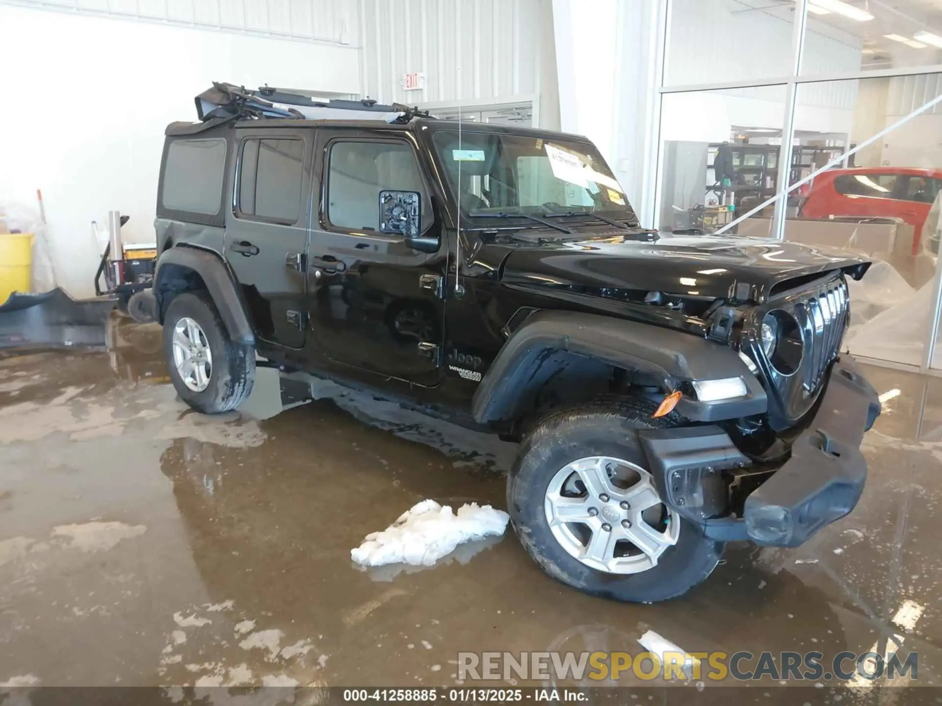 1 Photograph of a damaged car 1C4HJXDG5MW744101 JEEP WRANGLER UNLIMITED 2021
