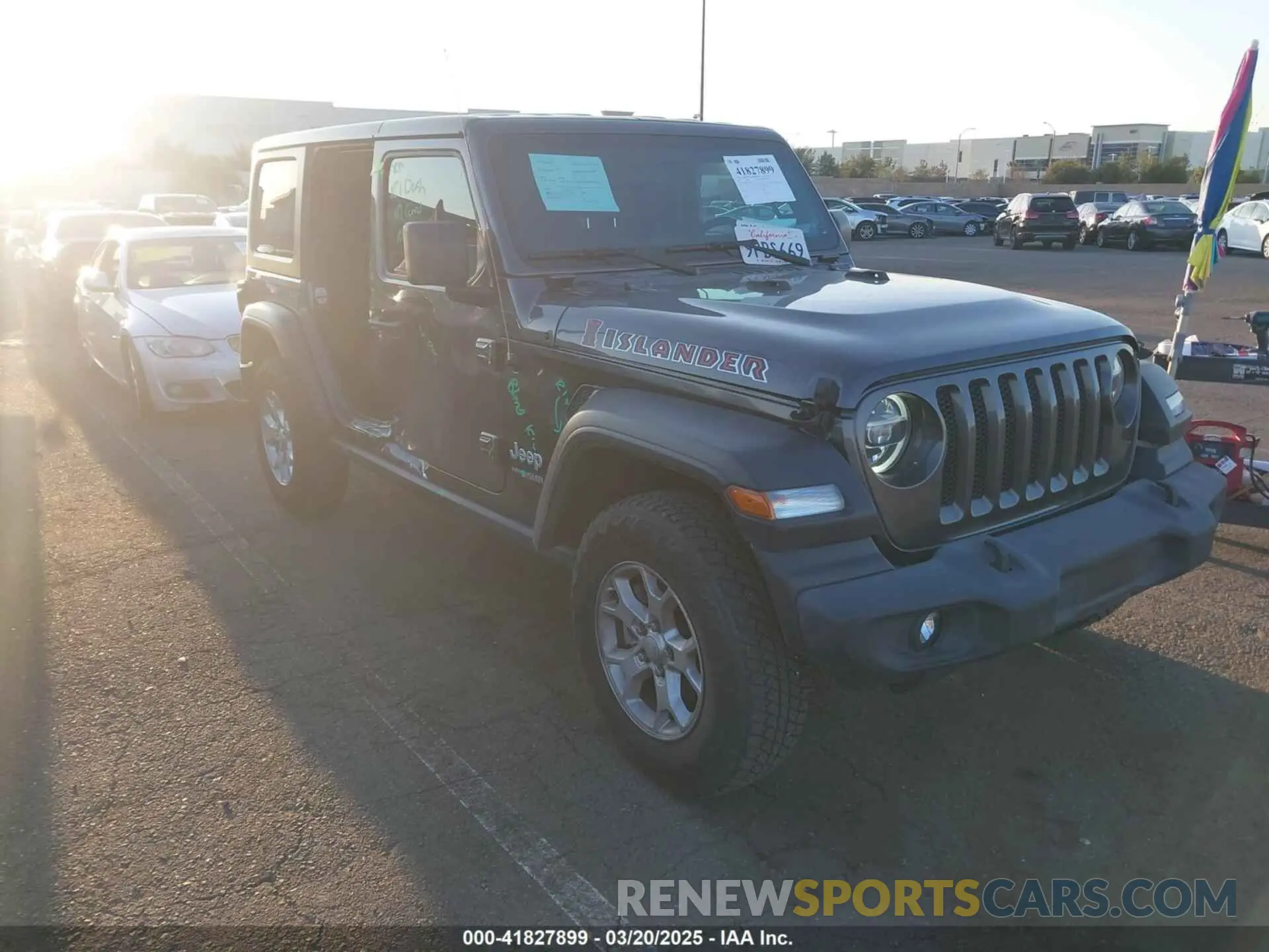 1 Photograph of a damaged car 1C4HJXDG7MW583315 JEEP WRANGLER UNLIMITED 2021