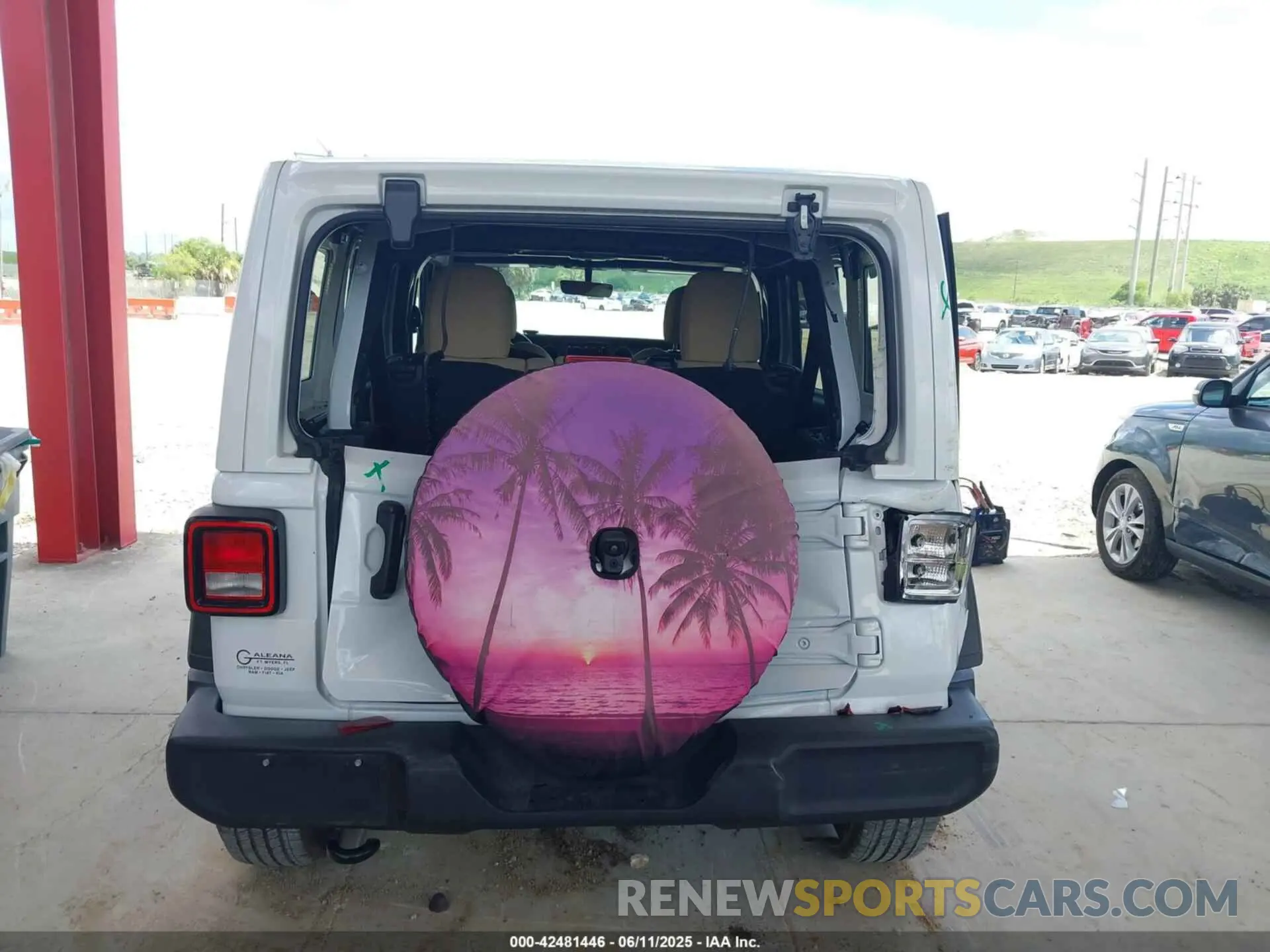 6 Photograph of a damaged car 1C4HJXDG7MW805657 JEEP WRANGLER UNLIMITED 2021