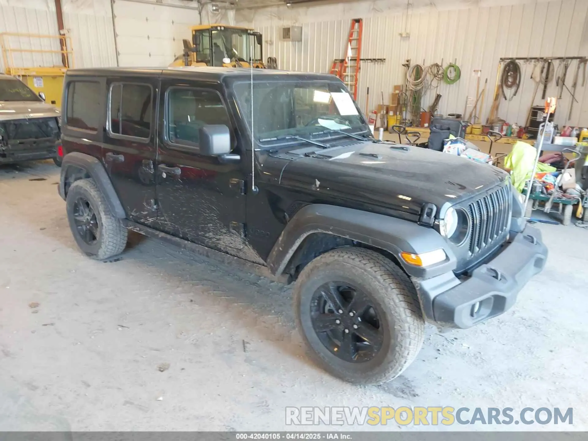 1 Photograph of a damaged car 1C4HJXDG8MW578205 JEEP WRANGLER UNLIMITED 2021